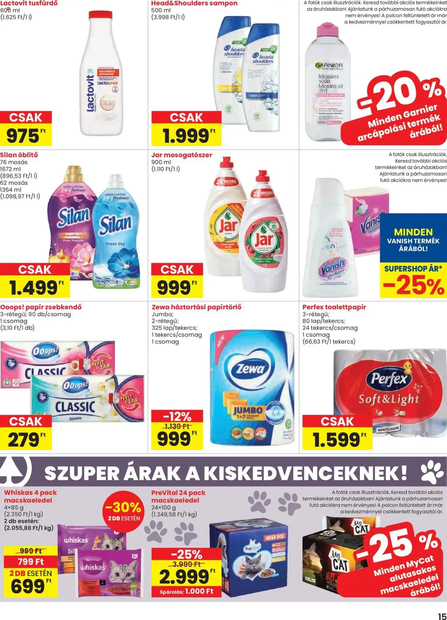 Spar Akciós újság - 2025.10.24. érvényes szórólap 15 oldal 20 oldalból Spar Akciós újság - 2025.10.24. érvényes szórólap 15 oldal 20 oldalból