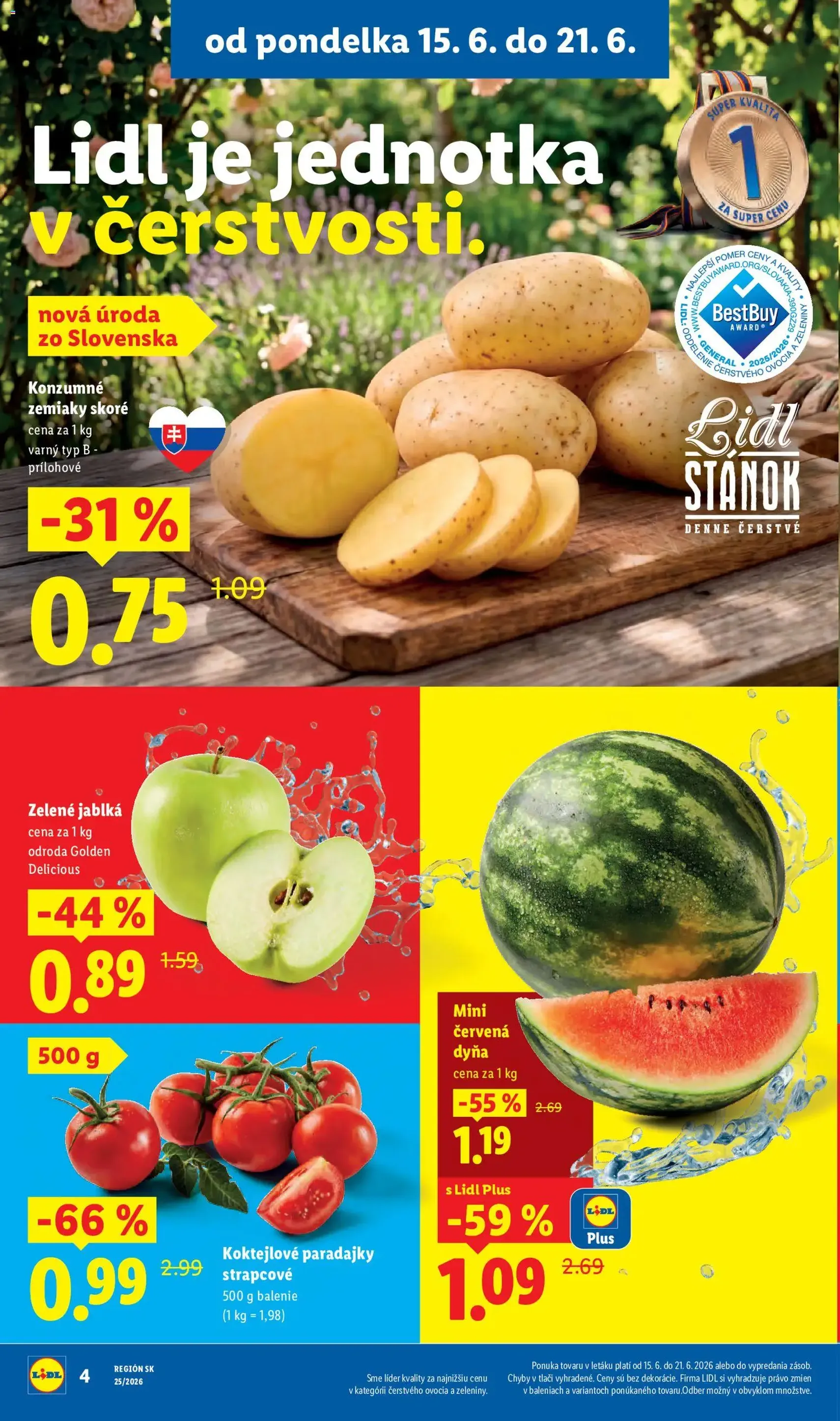 Lidl leták - platný leták od 15.06.2026 strana 4 z 101