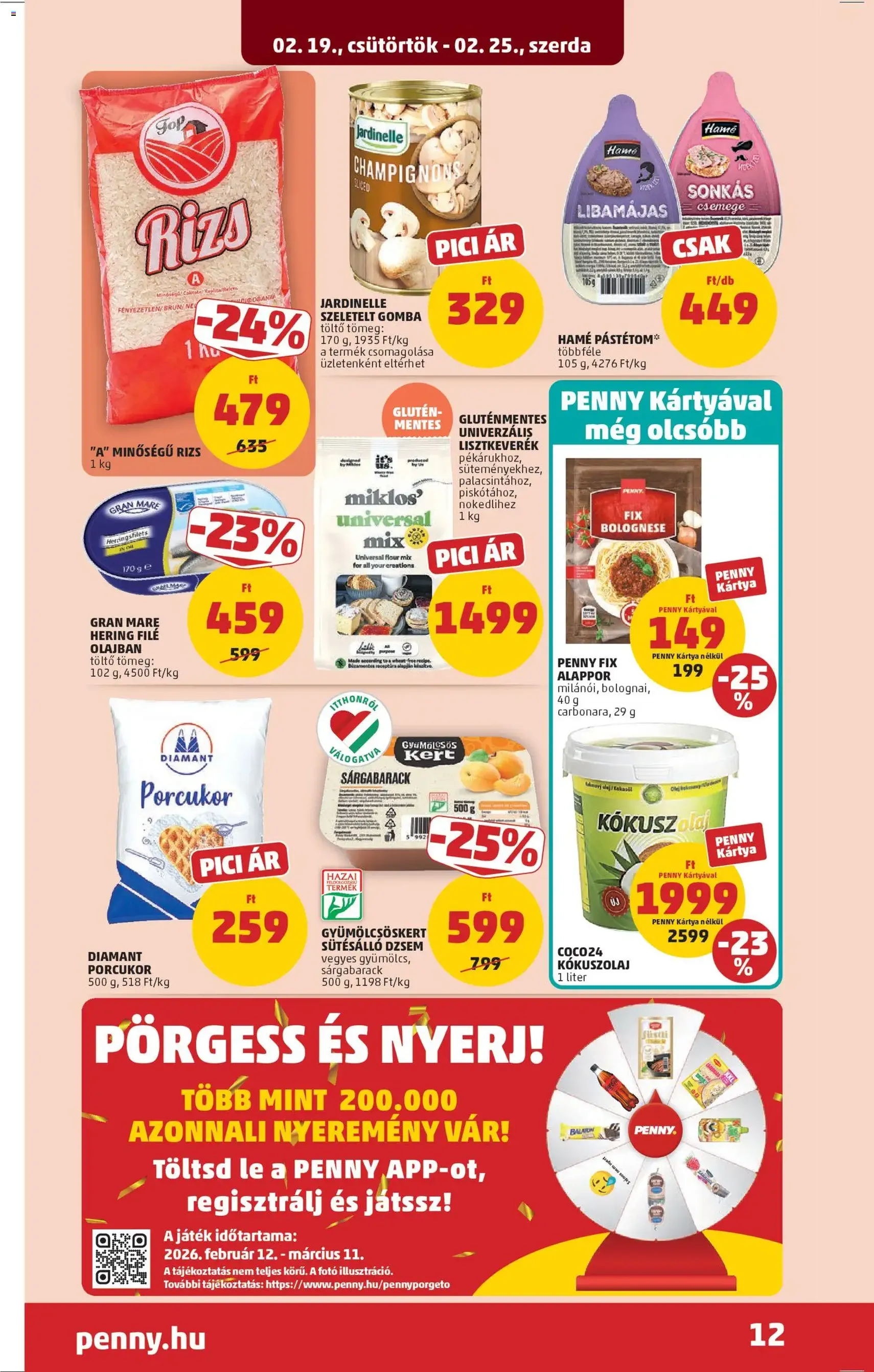 PENNY Akciós újság - 2026.02.19. érvényes szórólap 16 oldal 38 oldalból