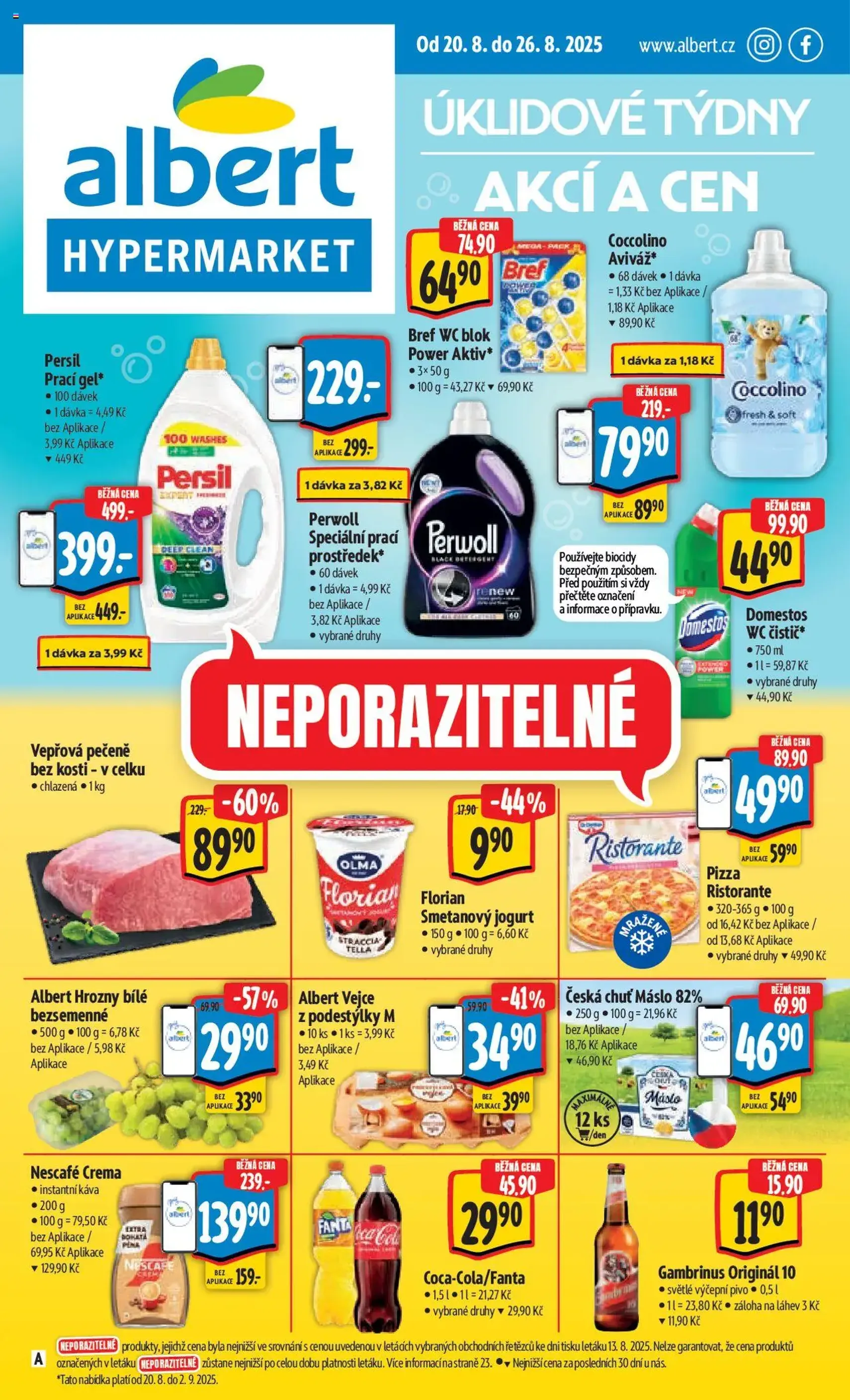 Albert leták - Hypermarket - platný leták od 20.08.2025 strana 1 z 58 Albert leták - Hypermarket - platný leták od 20.08.2025 strana 1 z 58