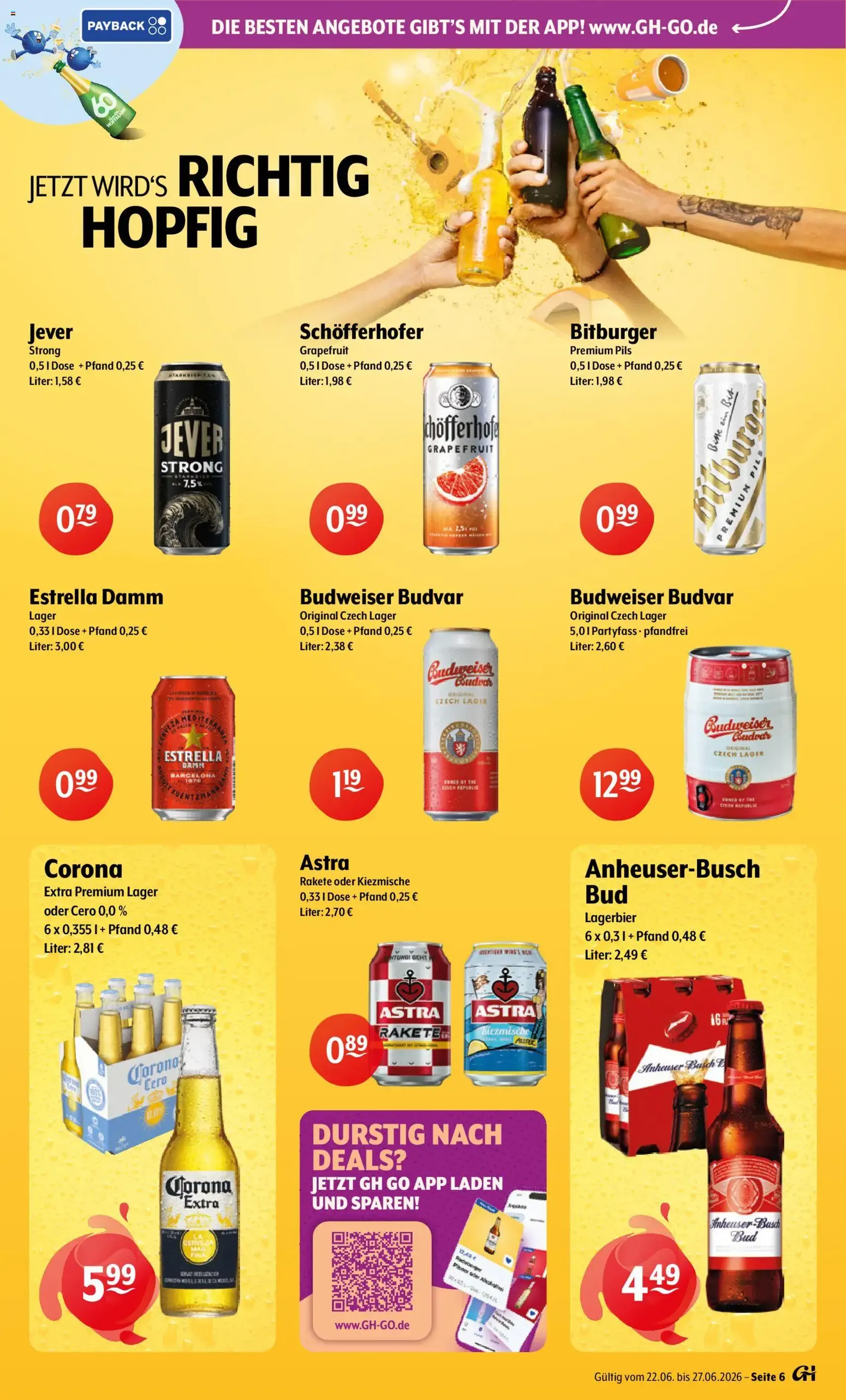 Trink und Spare Prospekt - Gültiger Prospekt ab 22.06.2026, Seite 6 von insgesamt 8
