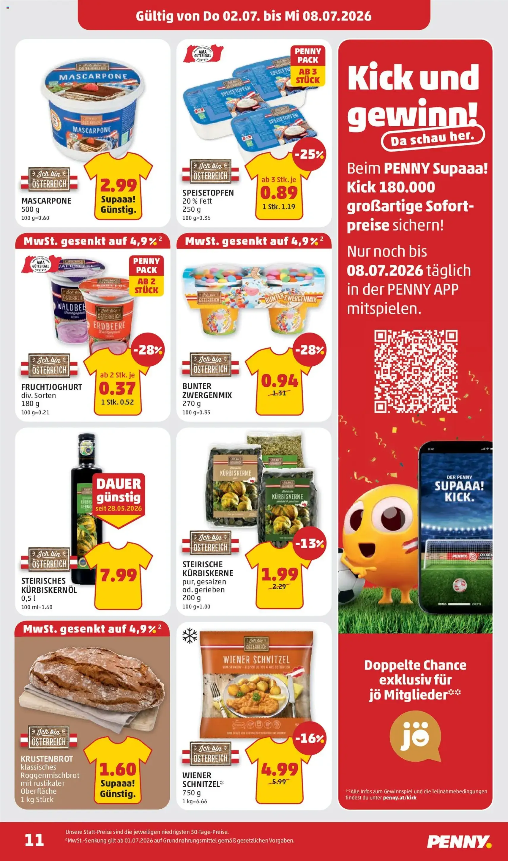 Penny Markt Flugblatt - Gültiger Prospekt ab 02.07.2026, Seite 11 von insgesamt 28