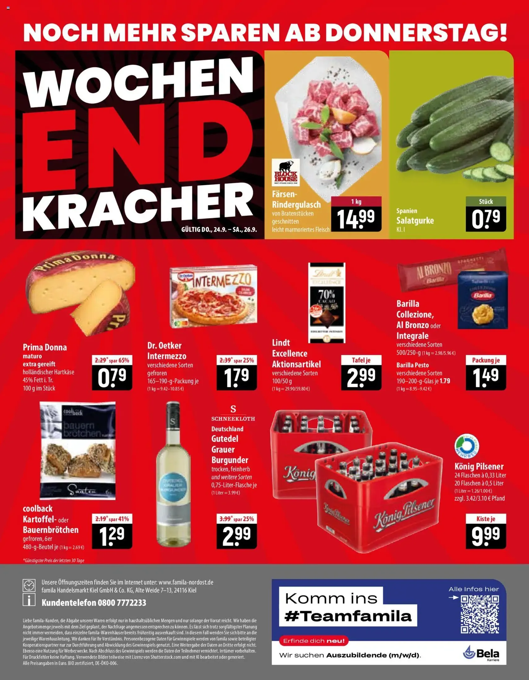 Famila Prospekt - Gültiger Prospekt ab 21.09.2026, Seite 24 von insgesamt 24
