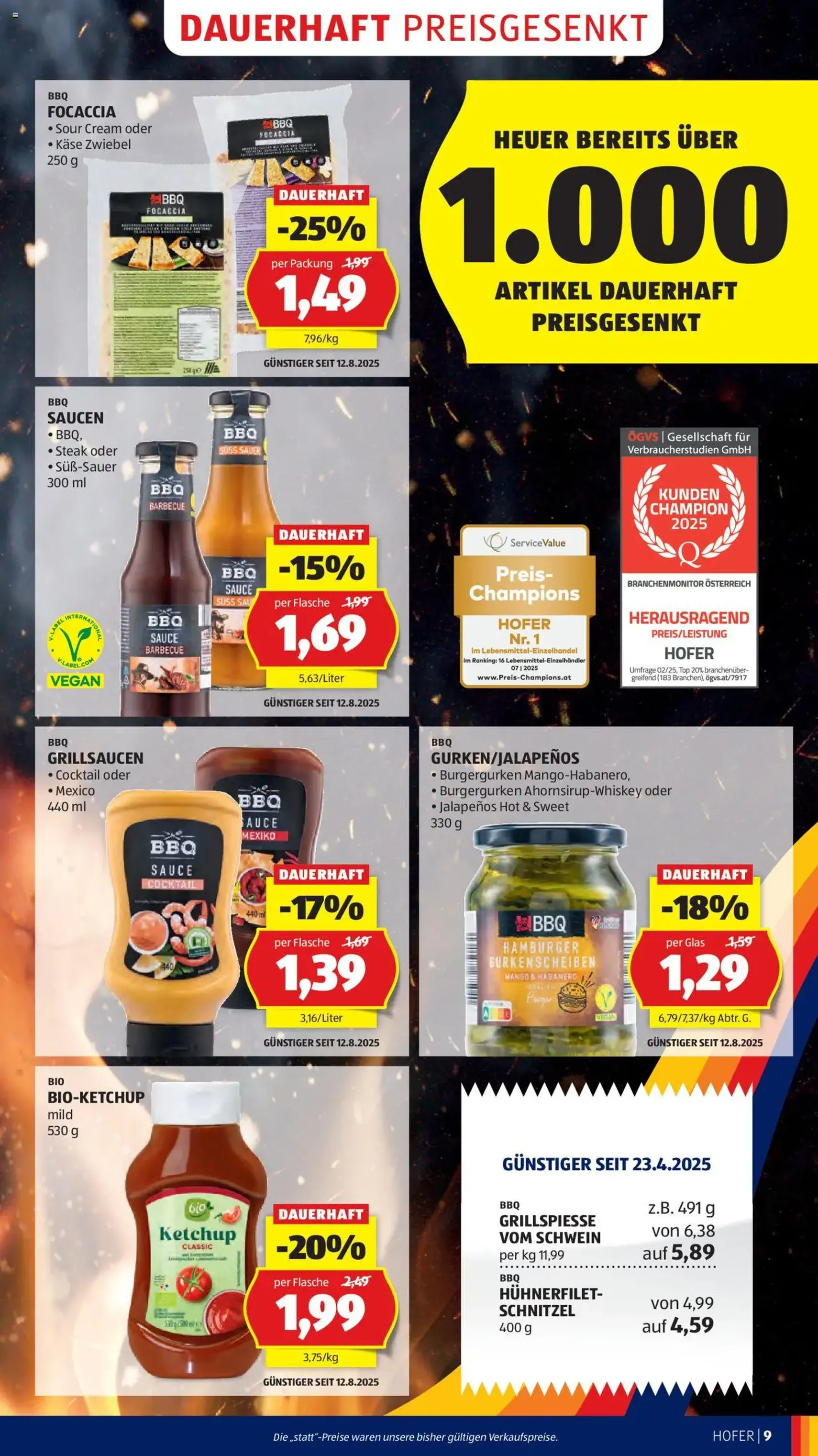 Hofer Flugblatt - Gültiger Prospekt ab 14.08.2025, Seite 11 von insgesamt 45