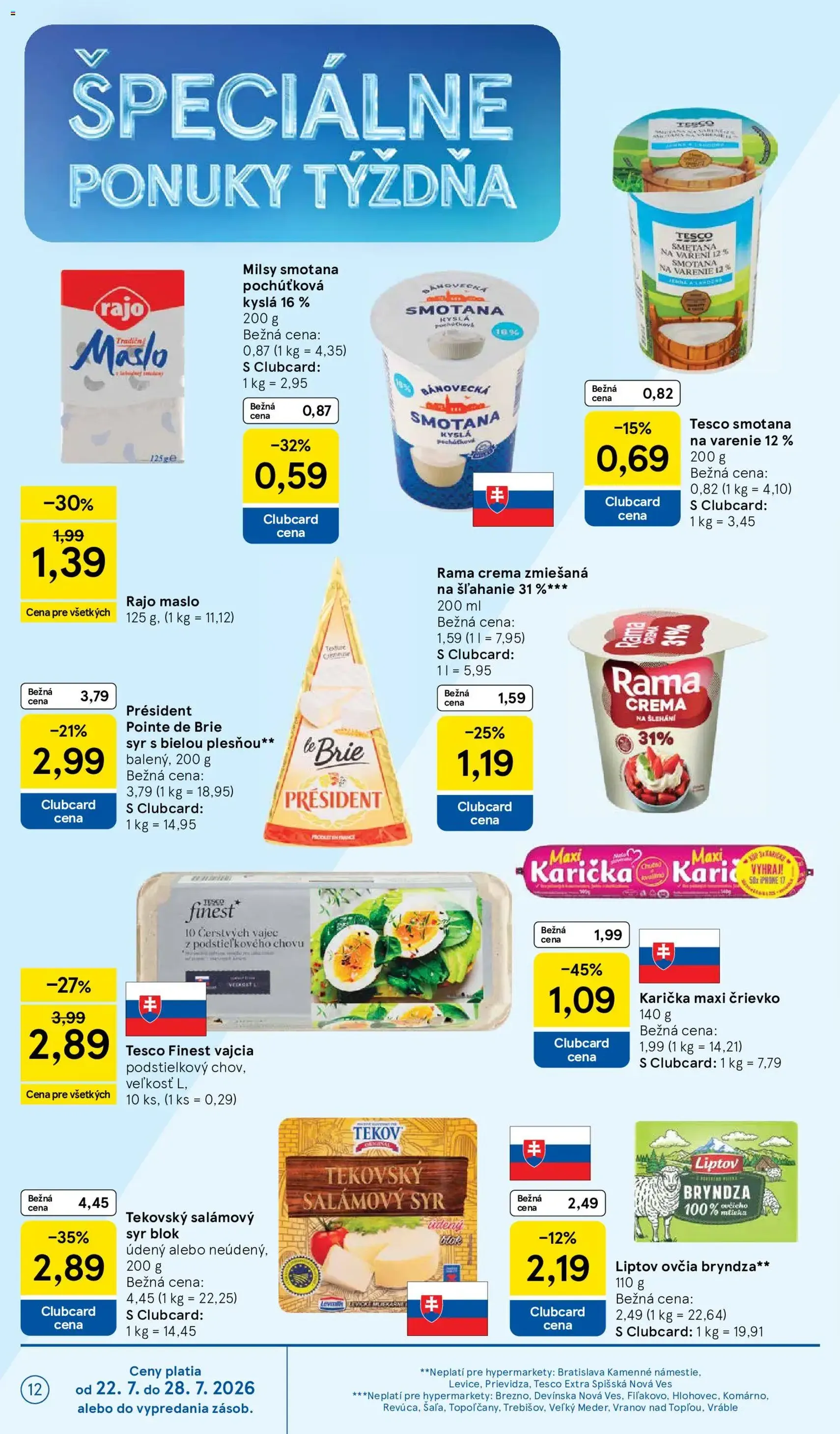 Tesco Hypermarket - leták - platný leták od 22.07.2026 strana 12 z 50
