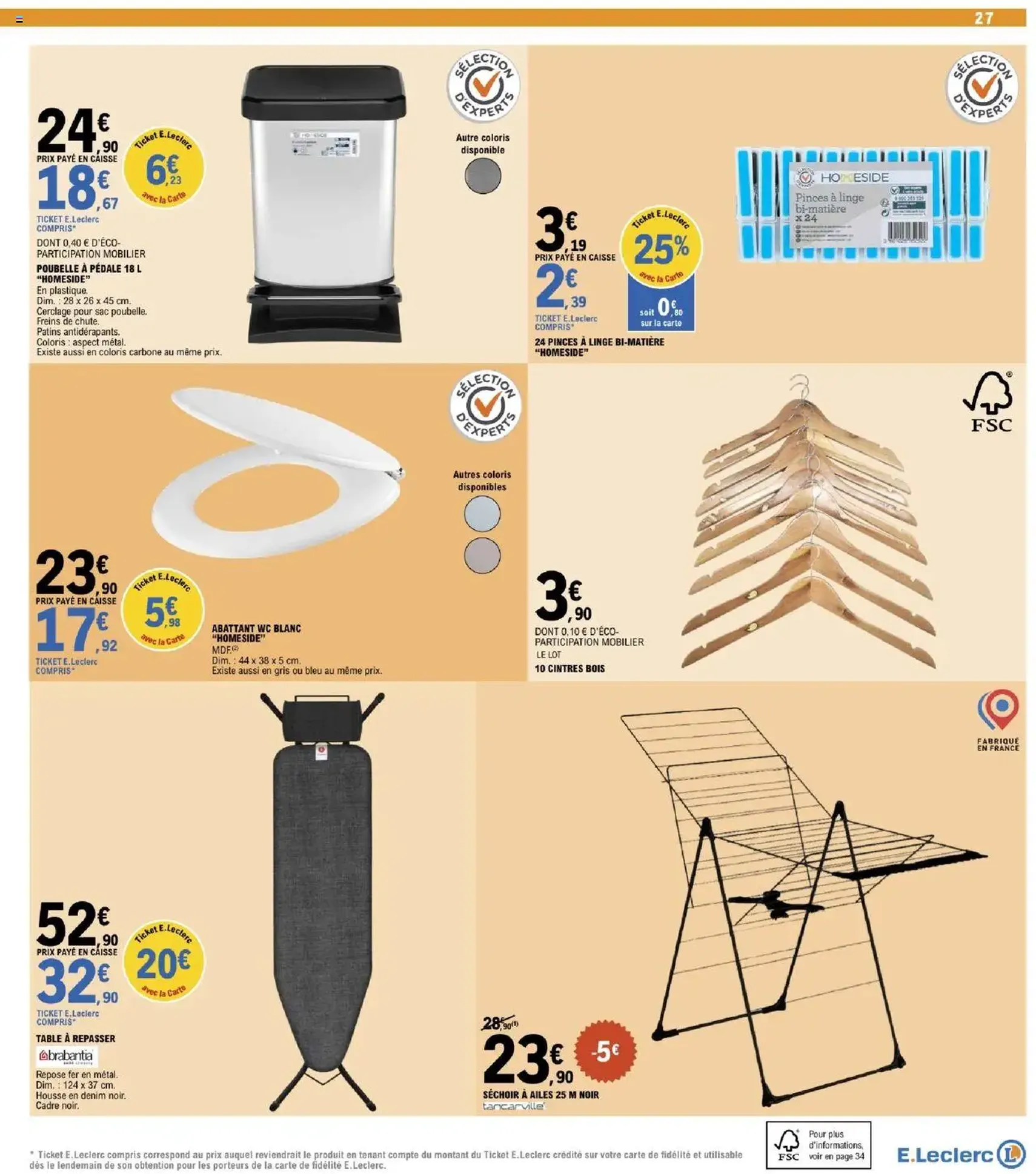 E.Leclerc catalogue semaine 35 - brochure valable à partir du 26/08/2025, page 27 sur 48 E.Leclerc catalogue semaine 35 - brochure valable à partir du 26/08/2025, page 27 sur 48