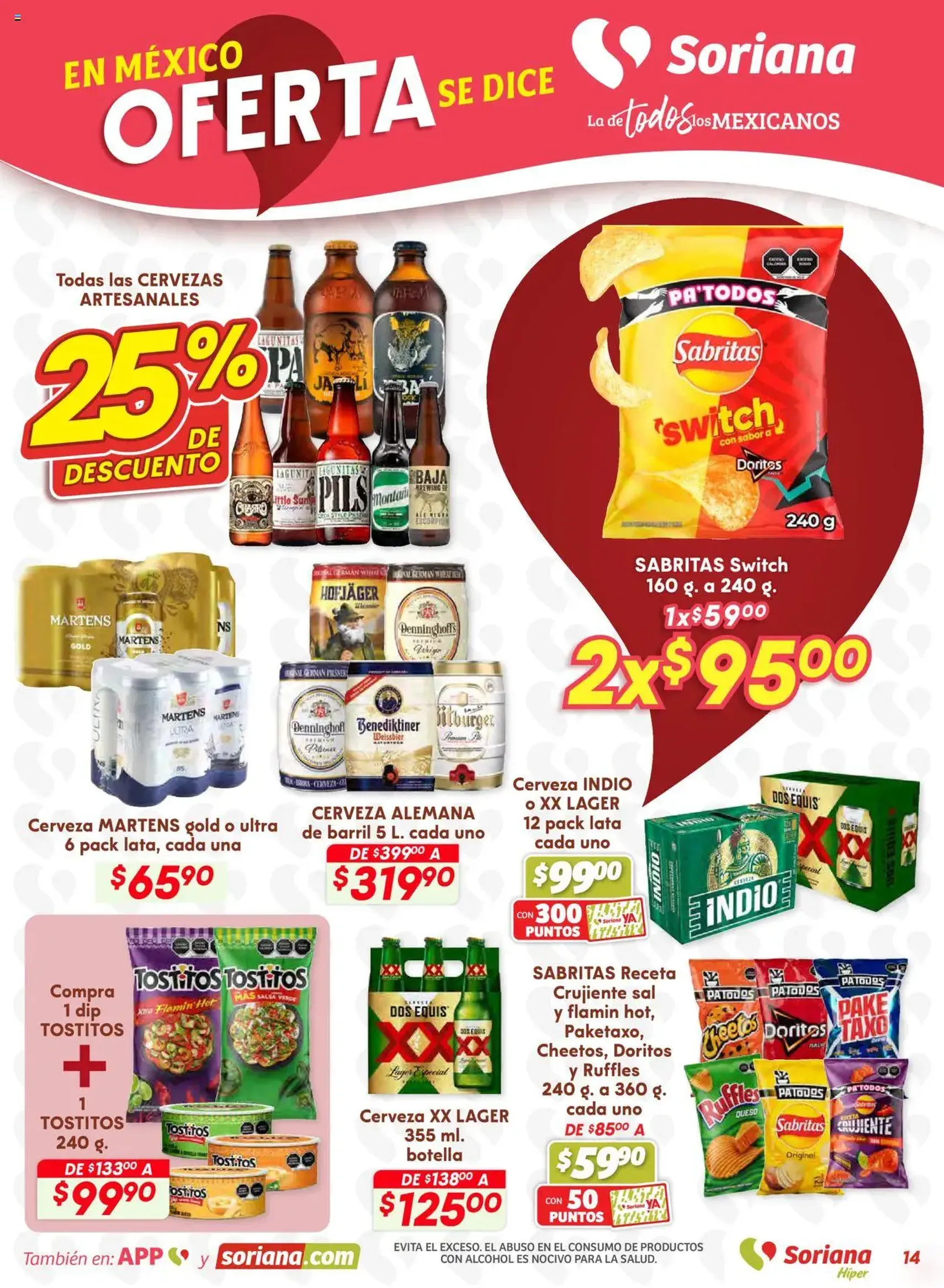 Soriana - Preciazazaso Híper: Ags, Col, Gto, Jal, Mich - folleto válido desde 25/09/2025 página 14 de 54