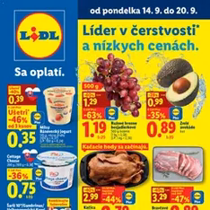 Lidl leták - náhľad letáku platný od 14.09.2026