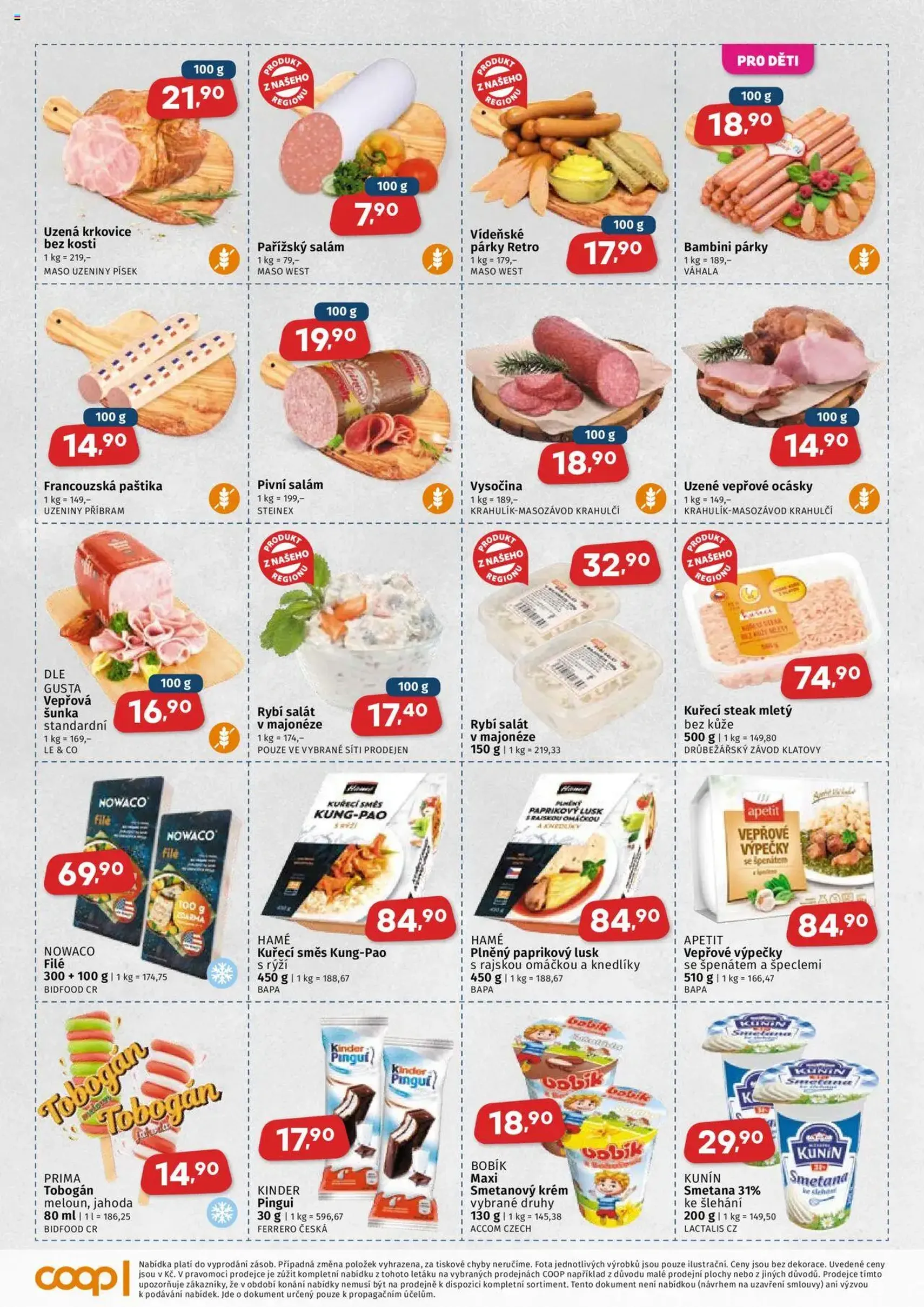 Coop leták - Západočeský region - platný leták od 13.08.2025 strana 2 z 4