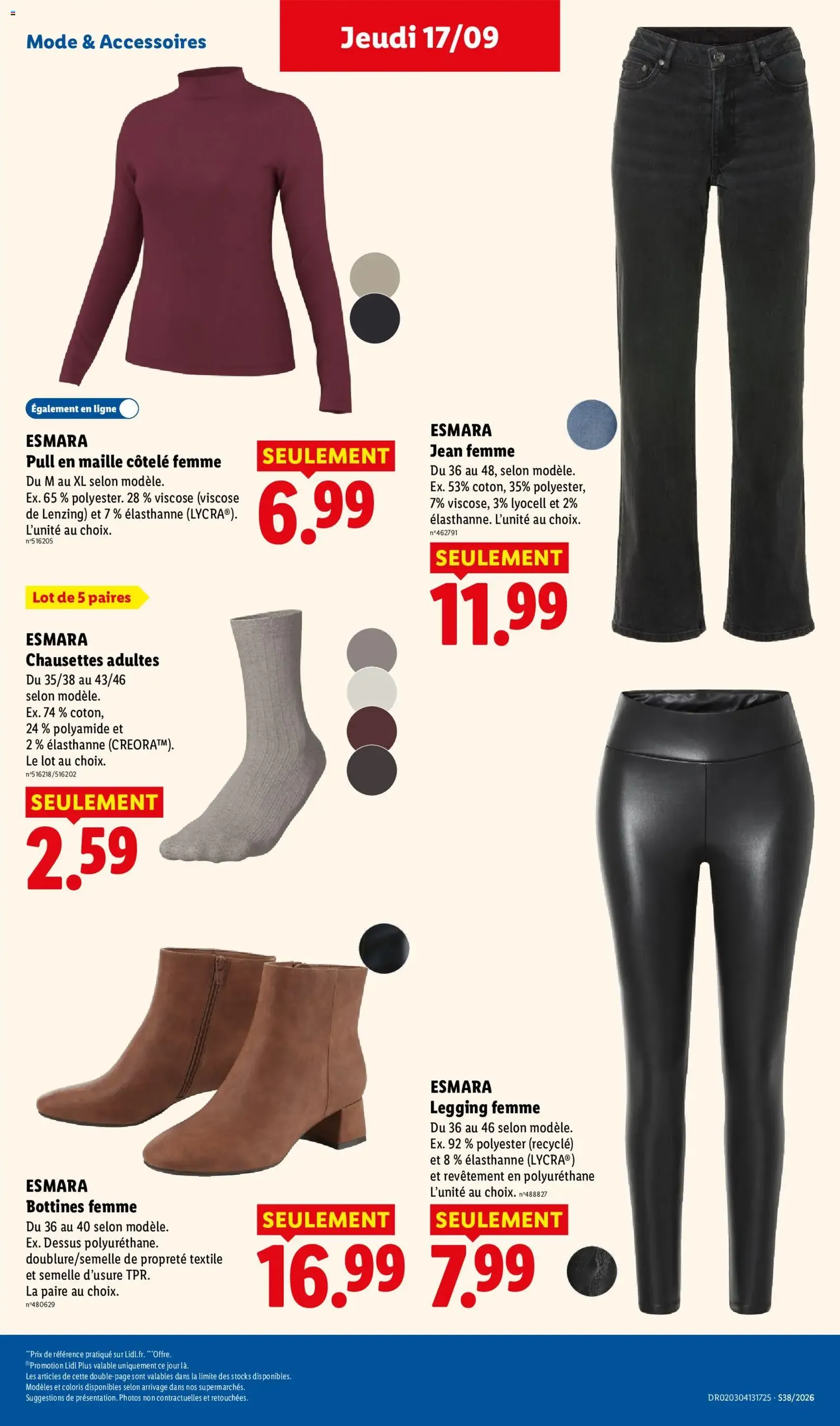 LIDL catalogue - brochure valable à partir du 17/09/2026, page 35 sur 67