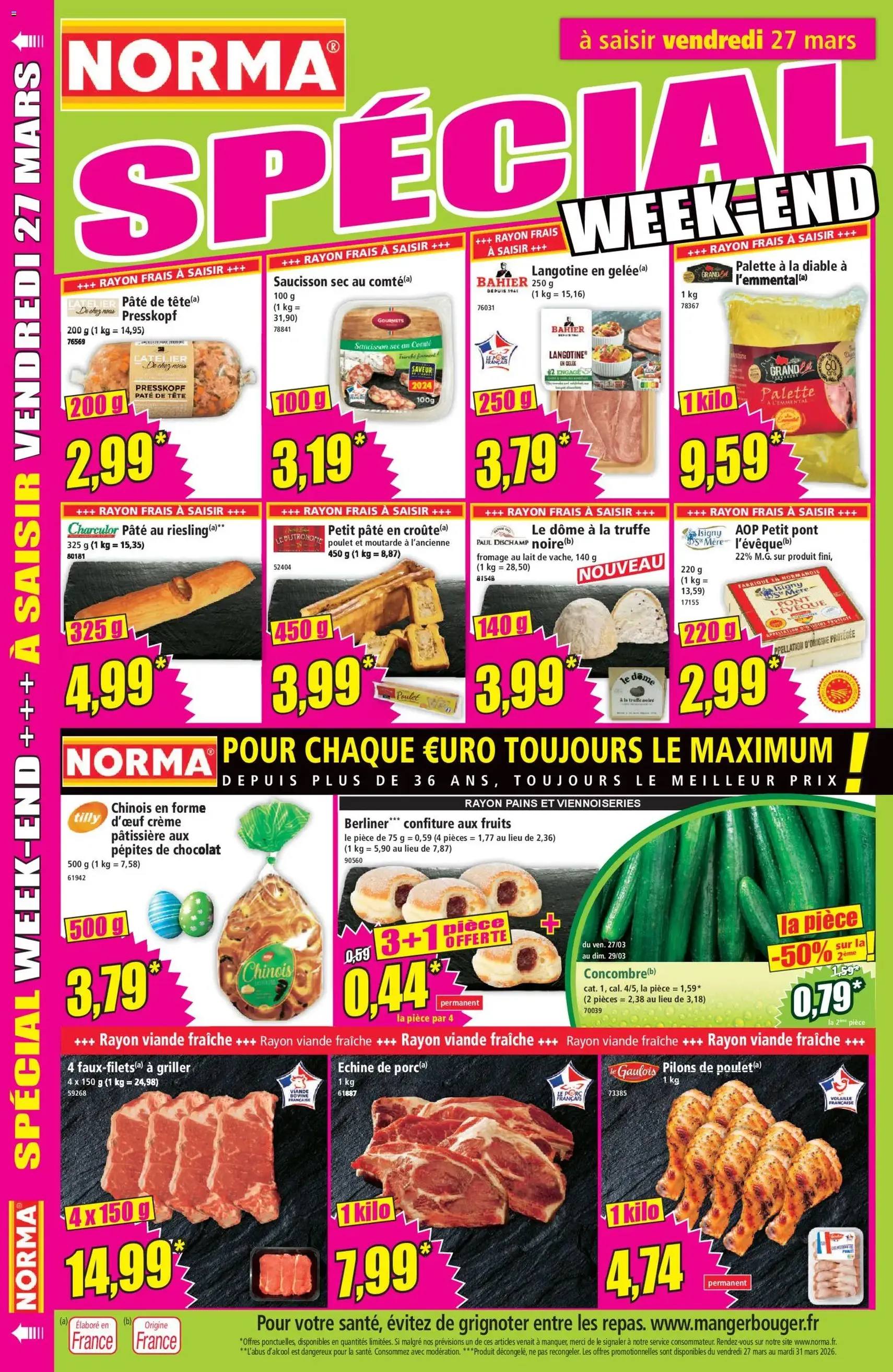 Norma catalogue - brochure valable à partir du 25/03/2026, page 14 sur 14