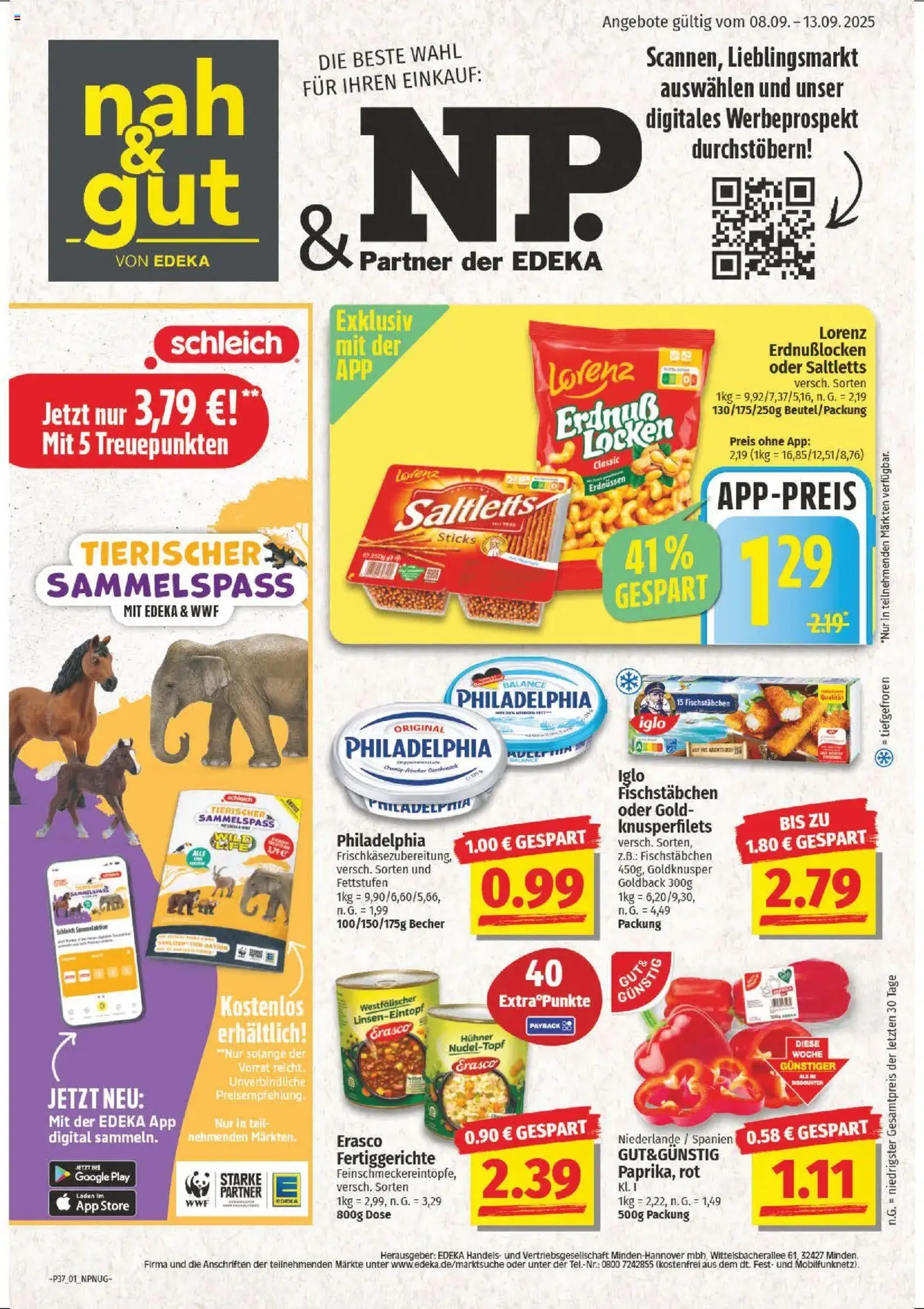 NP Discount Prospekt - Gültiger Prospekt ab 08.09.2025, Seite 1 von insgesamt 14