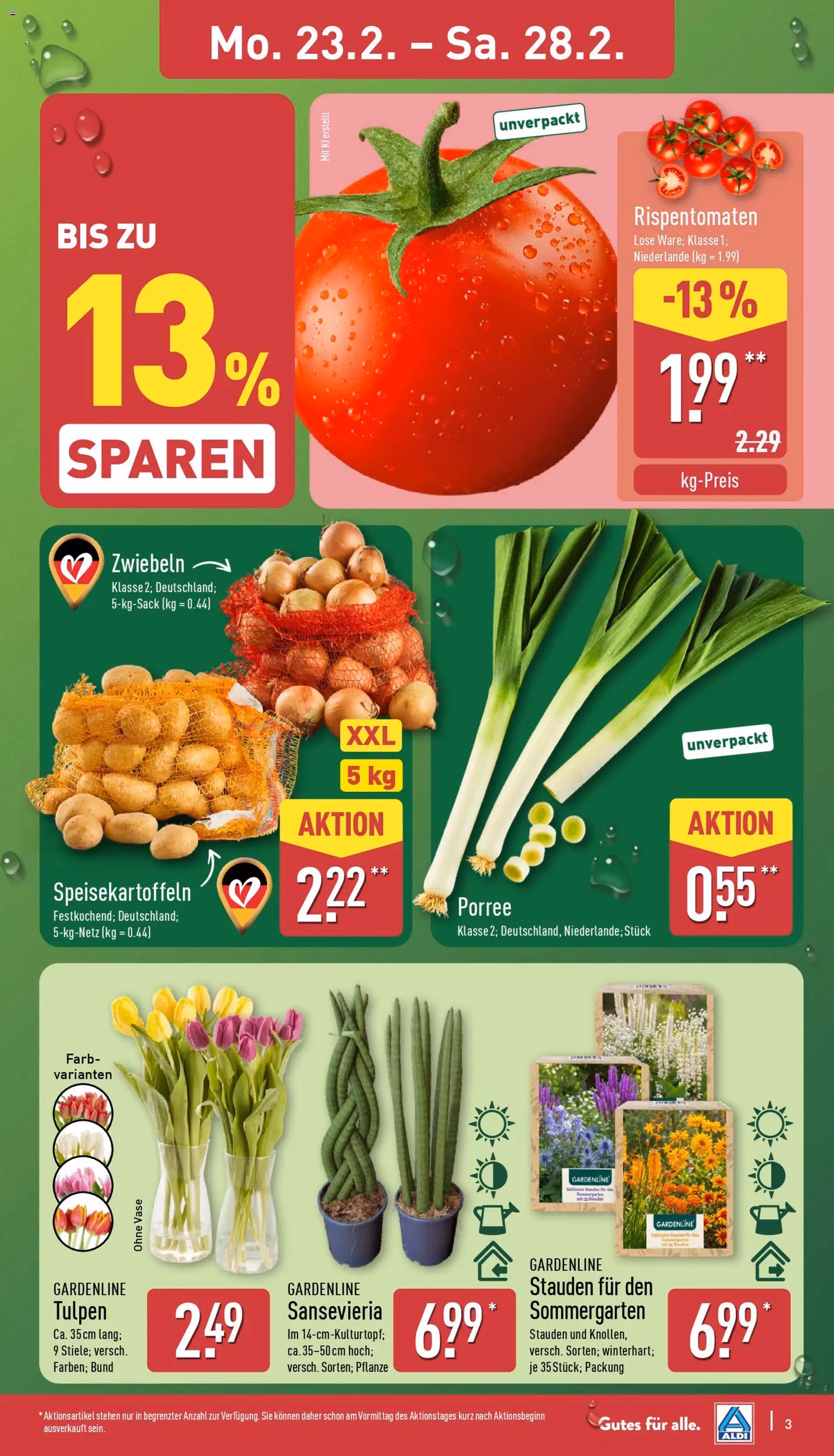 Aldi Prospekt - Gültiger Prospekt ab 23.02.2026, Seite 3 von insgesamt 41