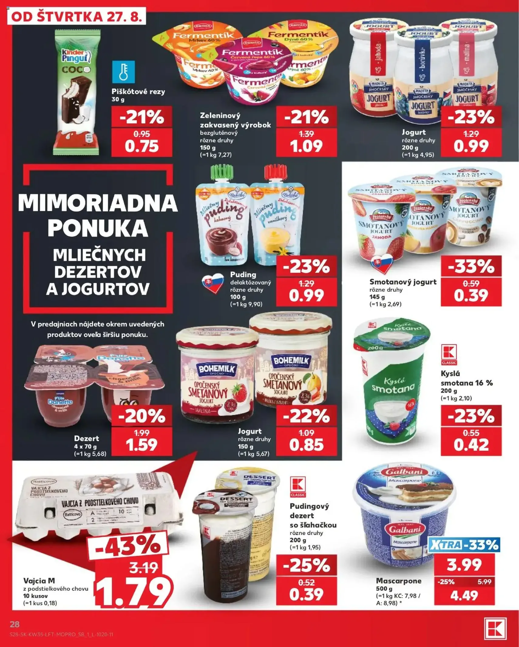 Kaufland leták - platný leták od 27.08.2026 strana 28 z 76