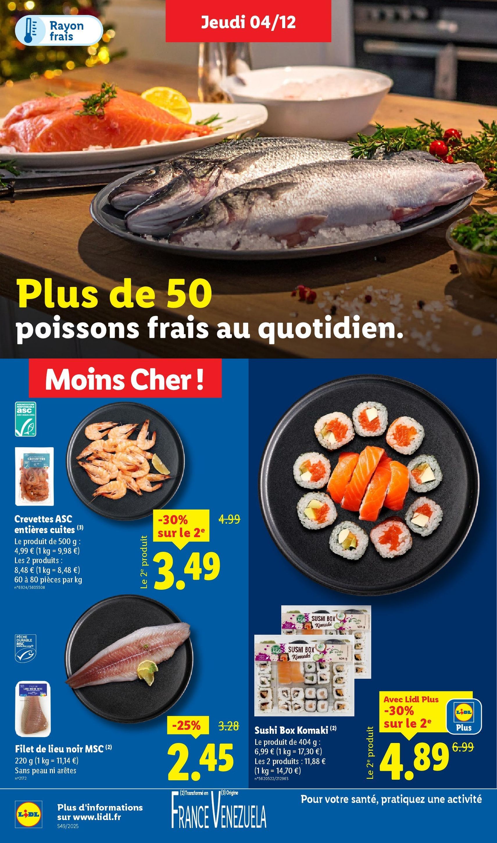 LIDL catalogue semaine 49 - brochure valable à partir du 04/12/2025, page 8 sur 96