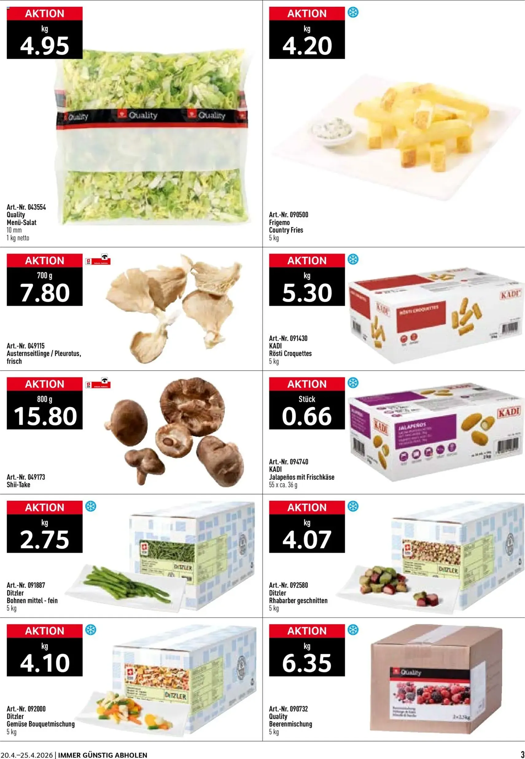 Prodega aktionen - Gültiger Prospekt ab 20.04.2026, Seite 3 von insgesamt 36