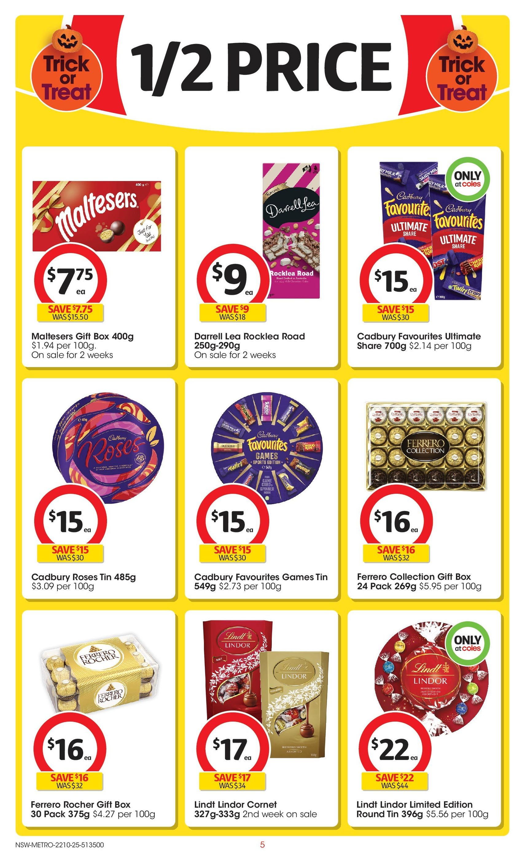 Coles Catalogue NSW - valid flyer from 22/10/2025, page 5 of 47 Coles Catalogue NSW - valid flyer from 22/10/2025, page 5 of 47