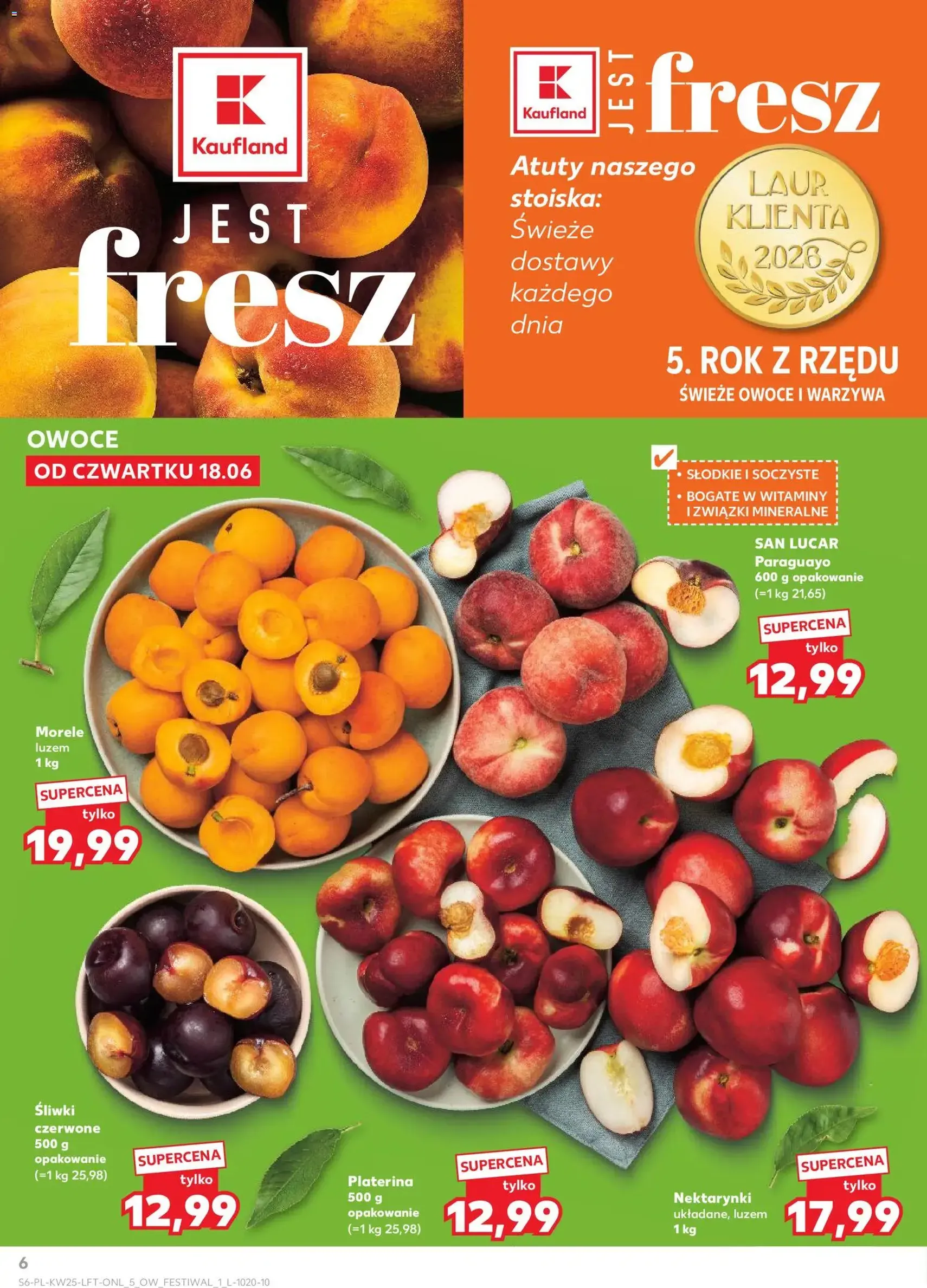 Kaufland gazetka - ważny gazetka od 18.06.2026 strona 6 z 70