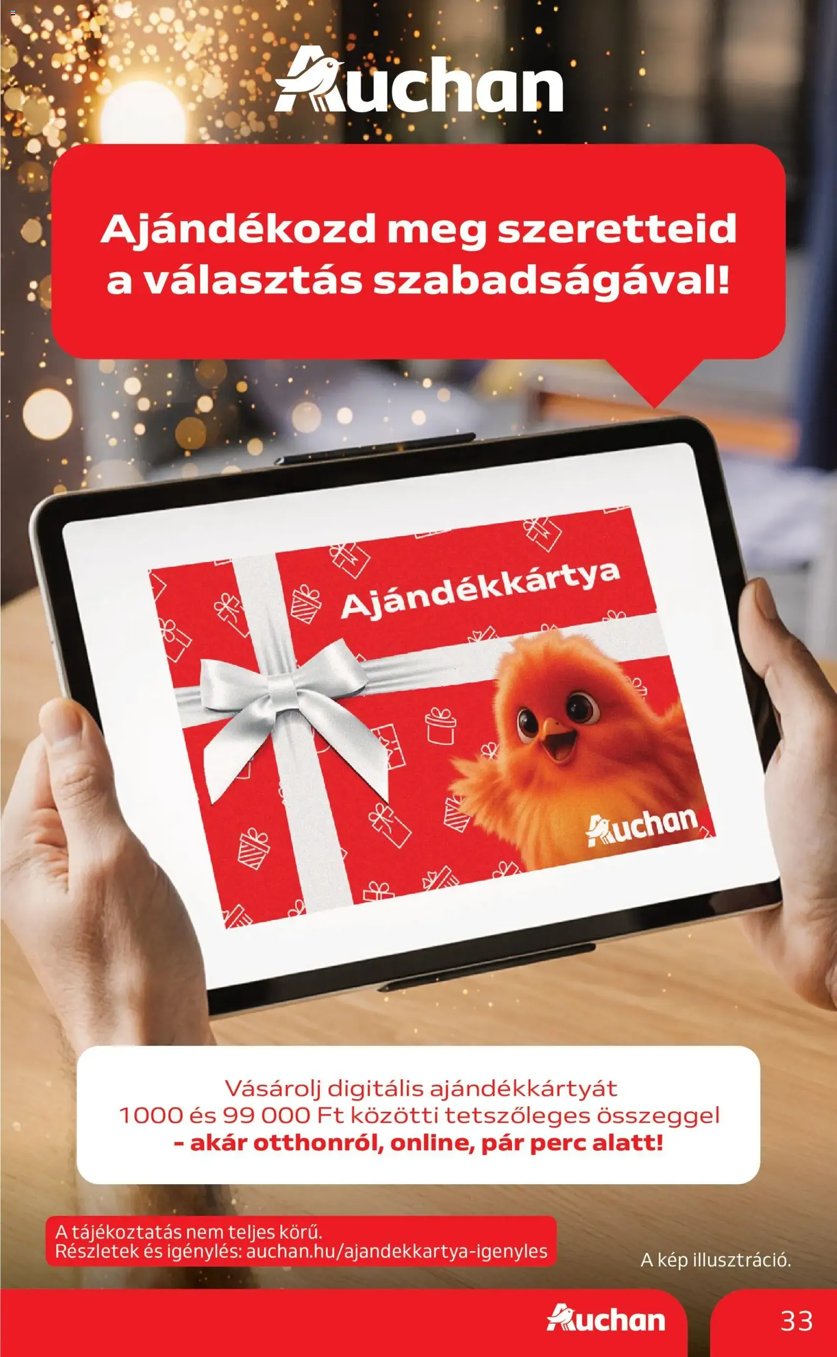 Auchan Akciós újság - 2025.12.18. érvényes szórólap 33 oldal 60 oldalból