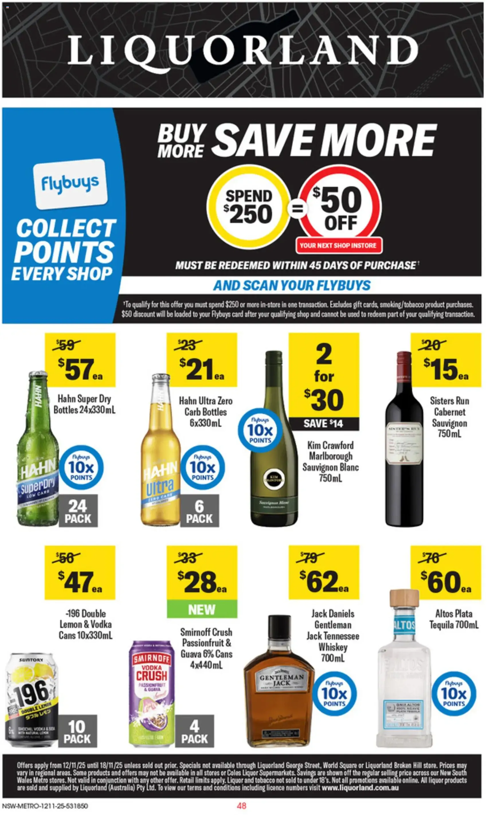 Liquorland Catalogue - valid flyer from 12/11/2025, page 1 of 2