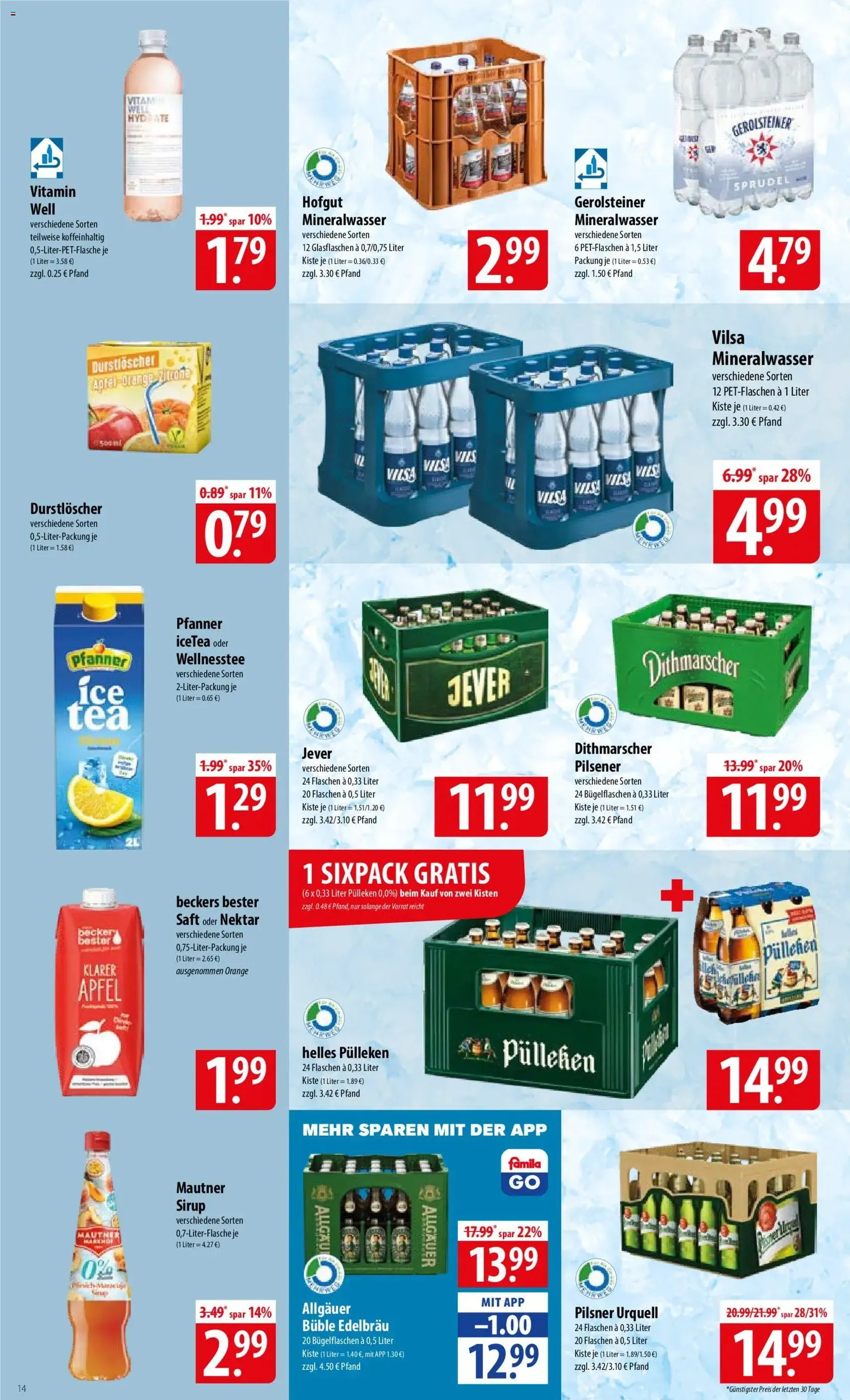 Famila Prospekt - Gültiger Prospekt ab 08.06.2026, Seite 14 von insgesamt 24