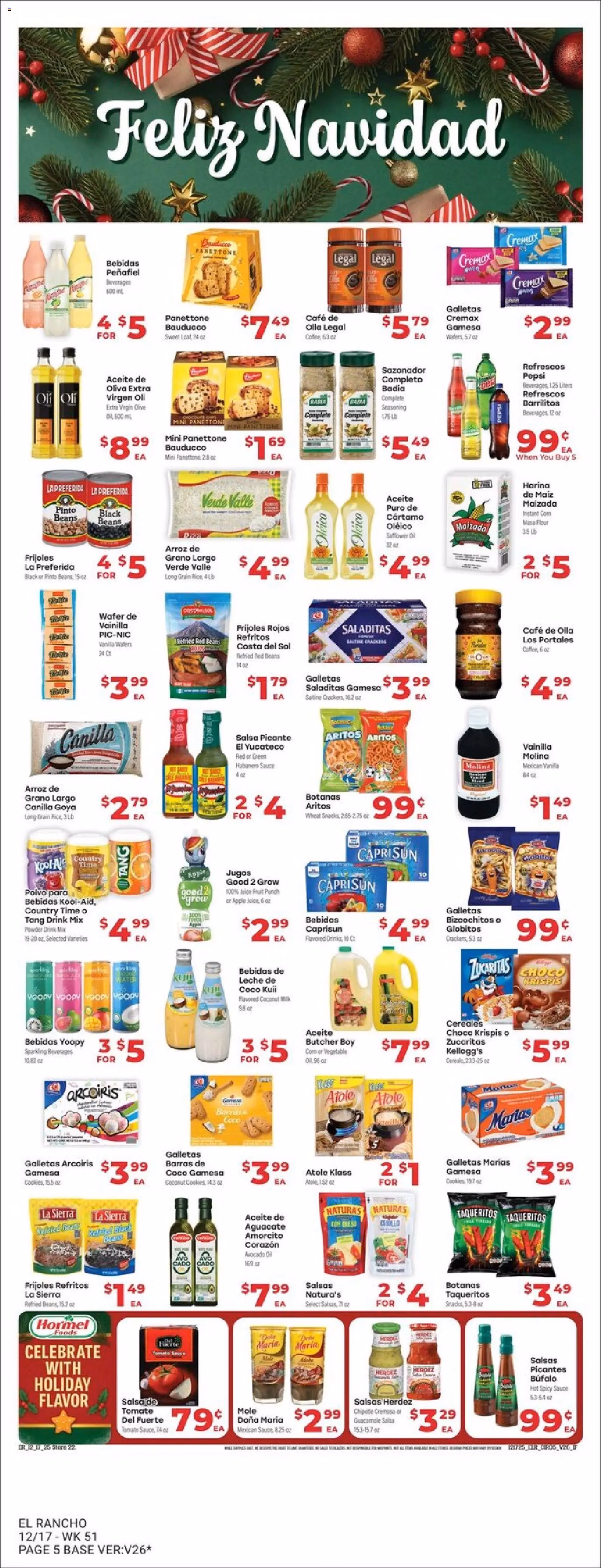 El Rancho Weekly Ad - valid flyer from 12/17/2025, page 5 of 6