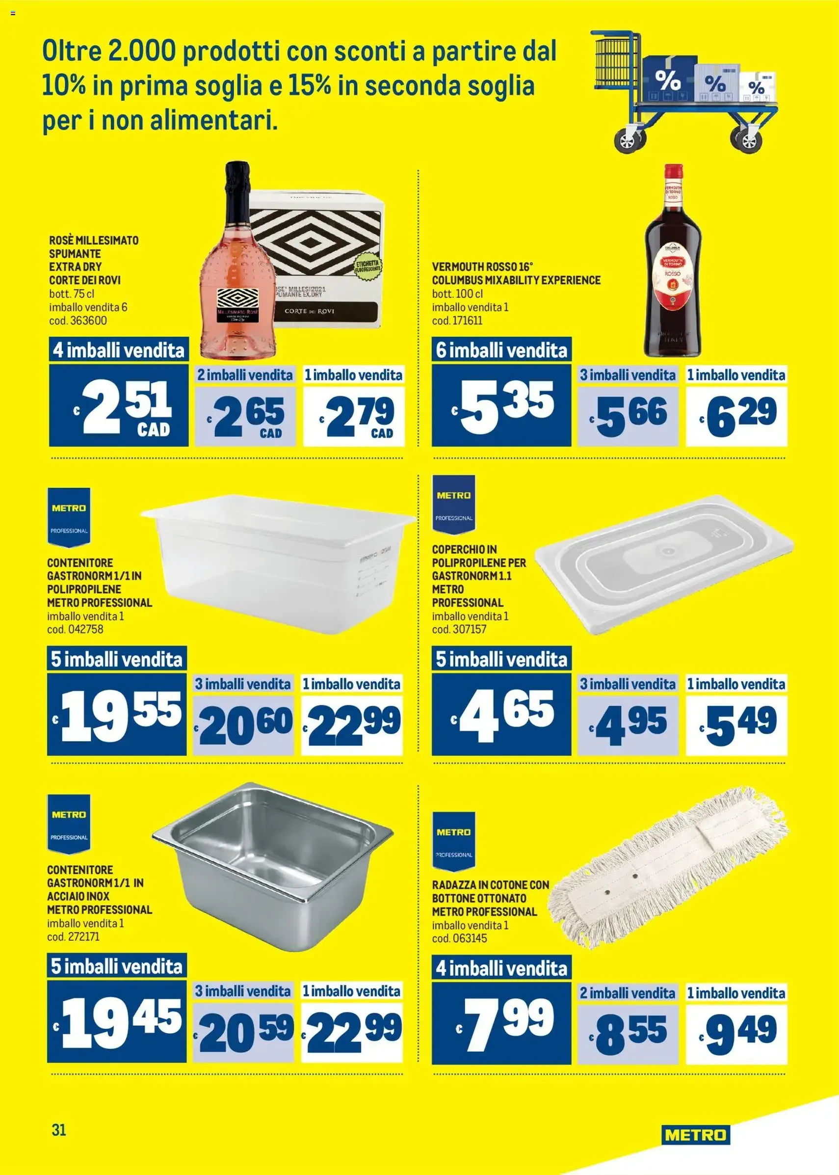 Metro volantino - volantino valido dal 11/06/2026 pagina 31 di 40