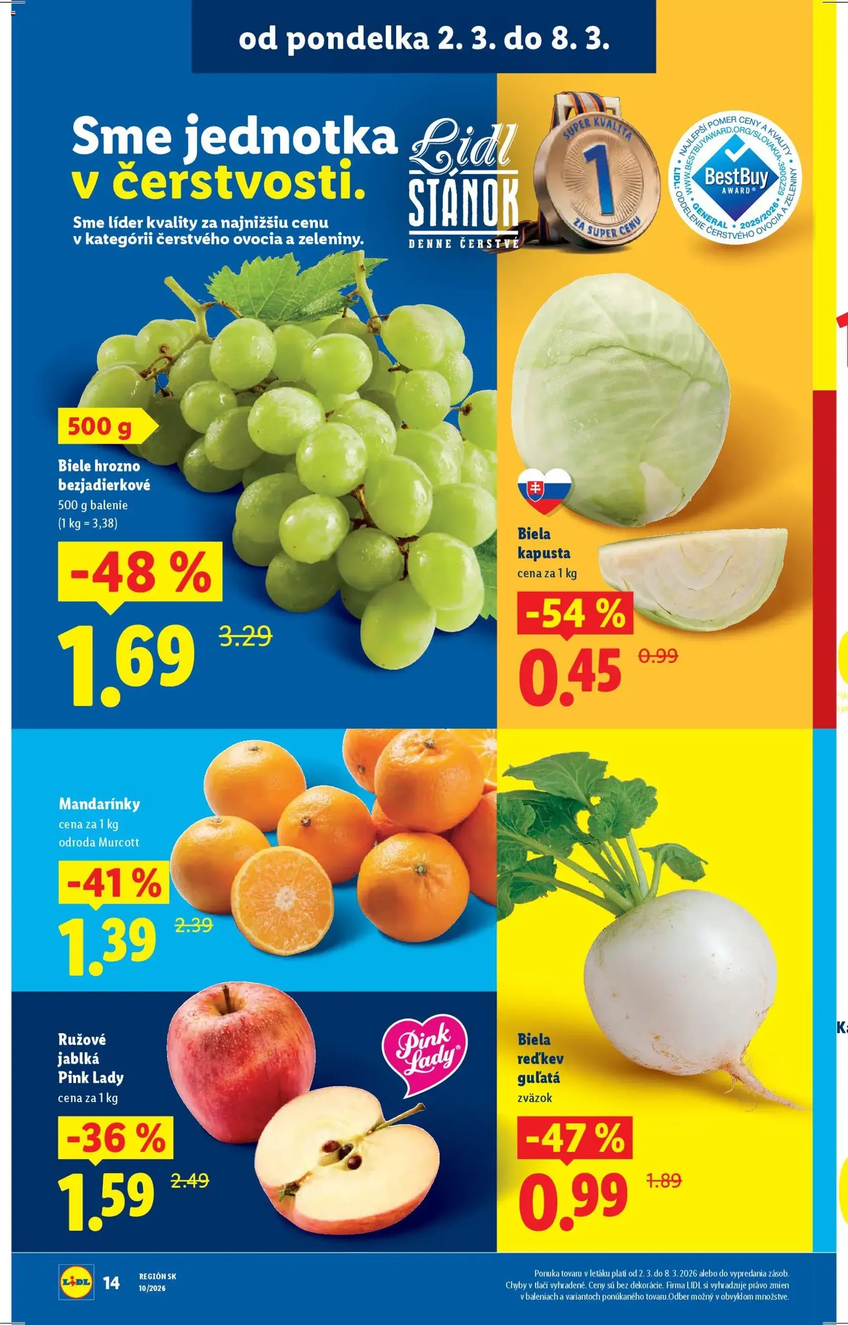 Lidl leták - platný leták od 02.03.2026 strana 14 z 107