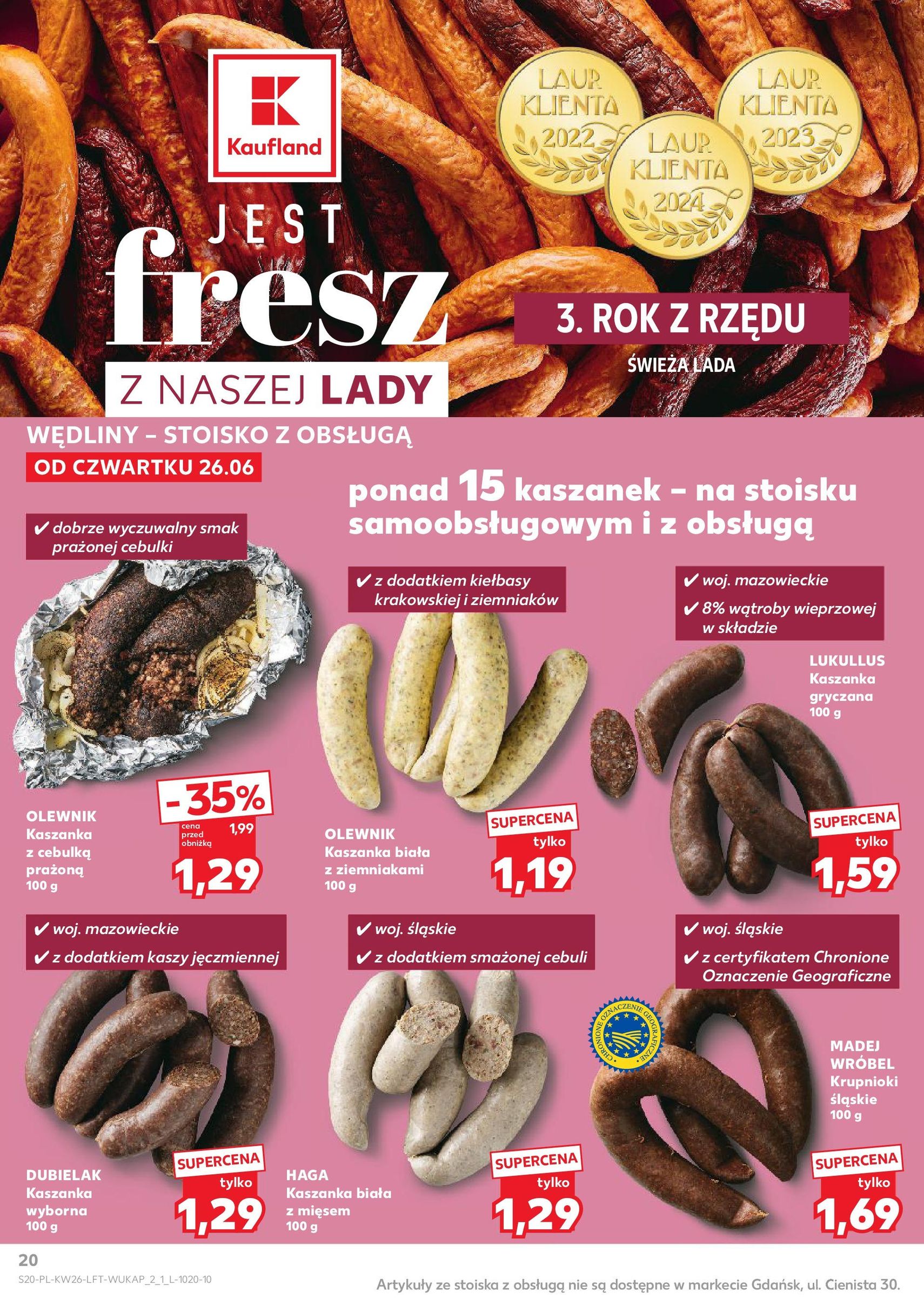 Kaufland gazetka - ważny gazetka od 26.06.2025 strona 20 z 51 Kaufland gazetka - ważny gazetka od 26.06.2025 strona 20 z 51