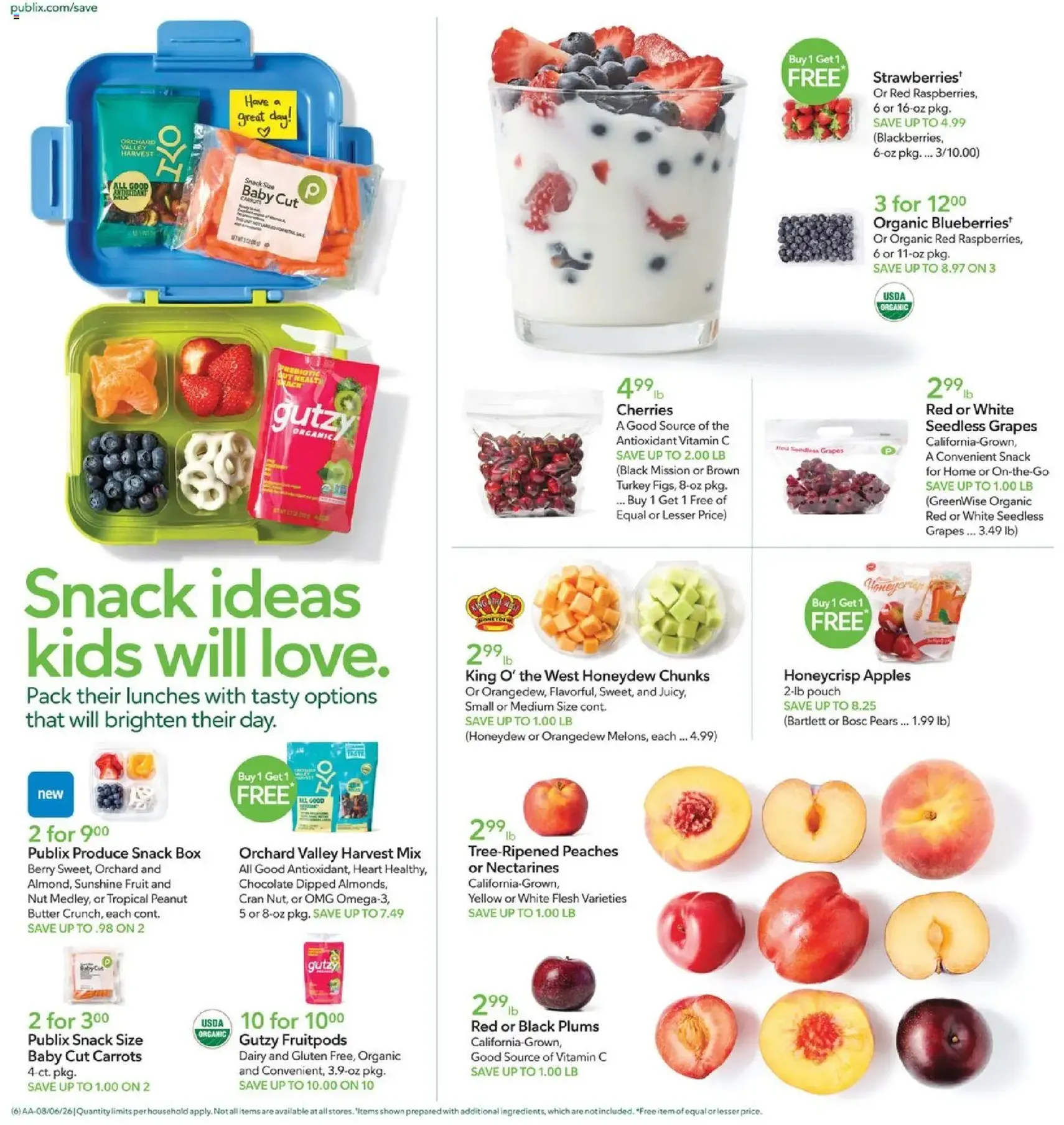 Publix Weekly Ad - valid flyer from 08/05/2026, page 6 of 21