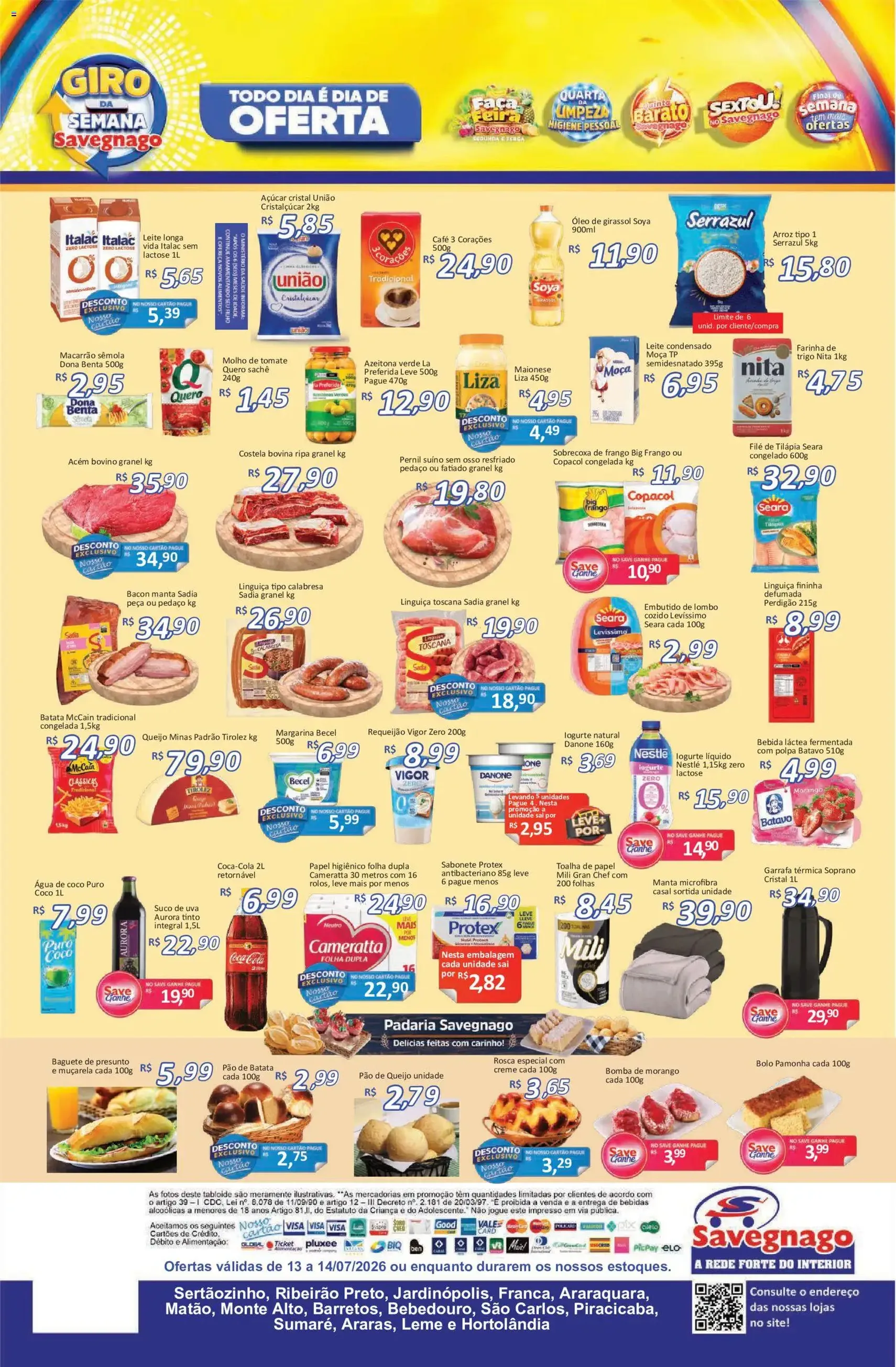 Savegnago - Ofertas da semana - folheto válido a partir de 13/07/2026 página 2 de 2