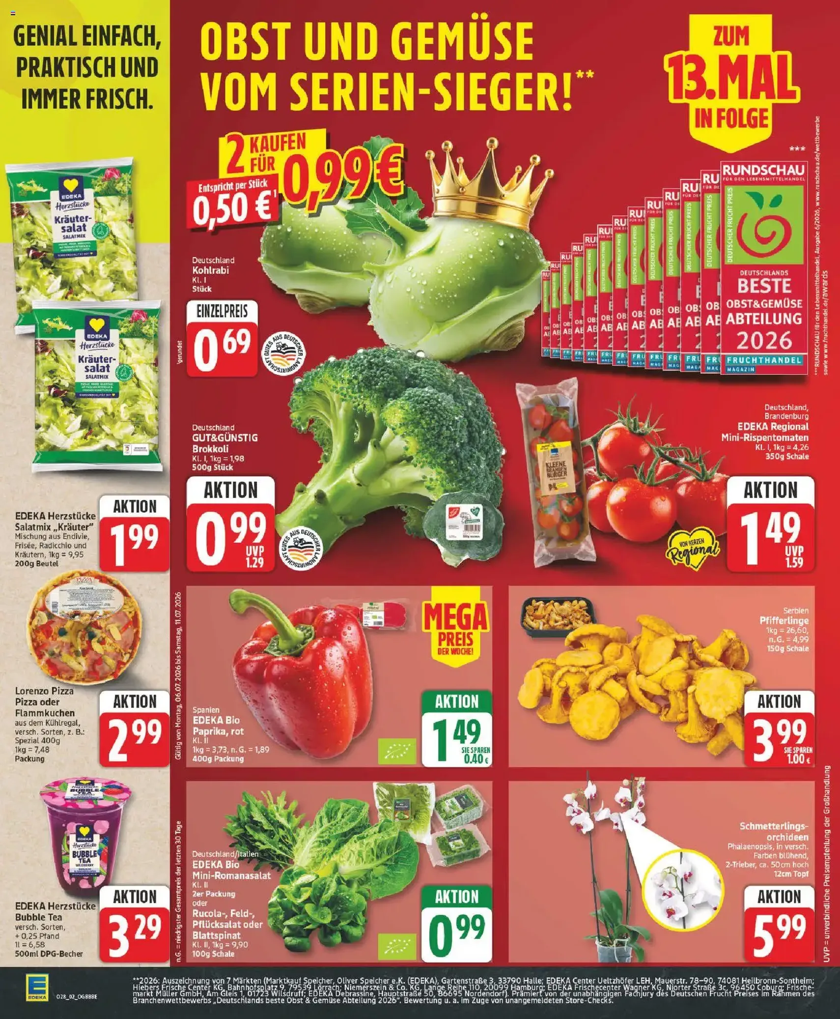 Edeka Prospekt - Gültiger Prospekt ab 06.07.2026, Seite 2 von insgesamt 27