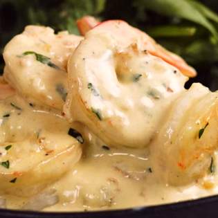 Recipe preview Easy Creamy Garlic Prawns recipe