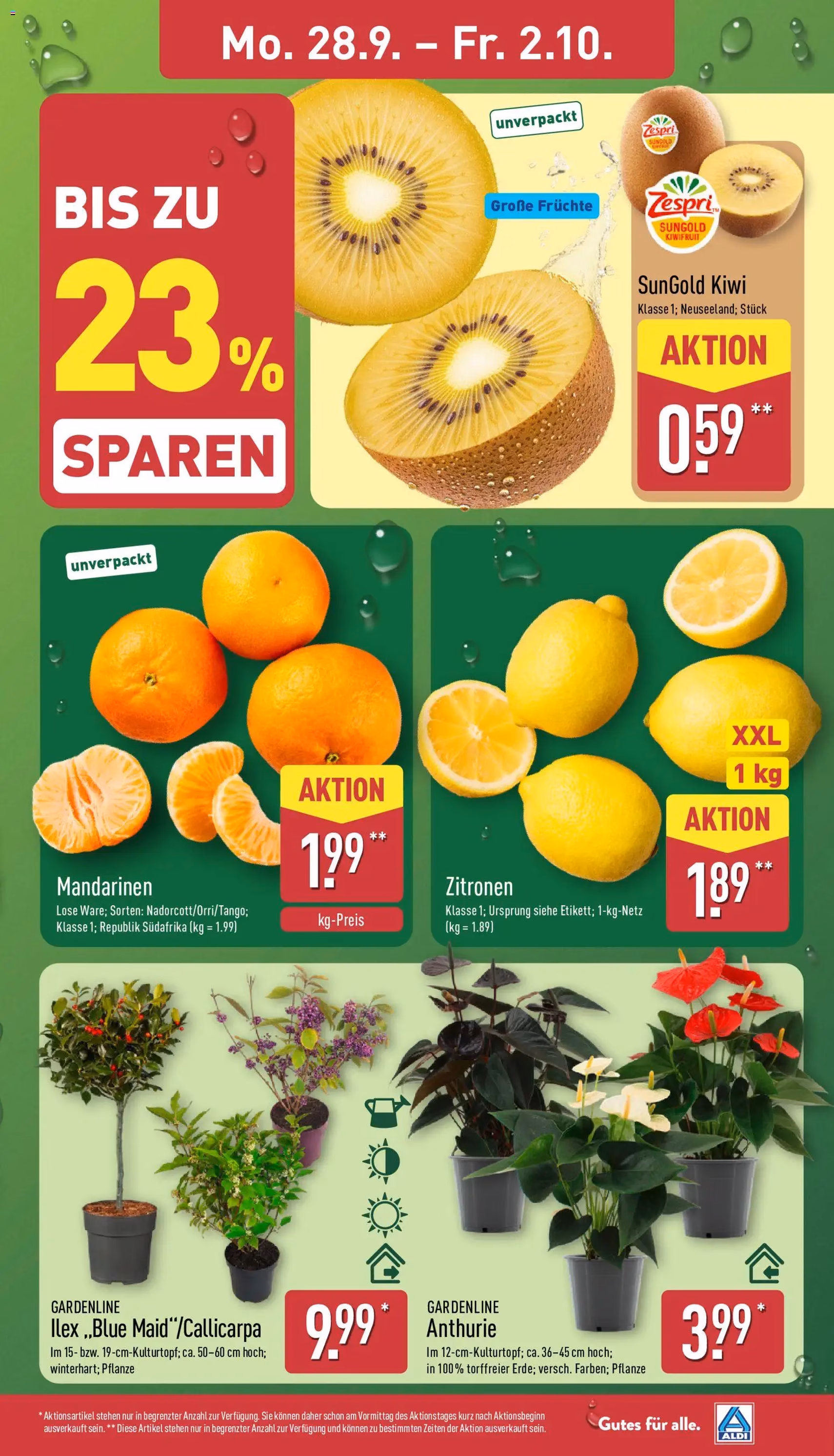 Aldi Prospekt - Gültiger Prospekt ab 28.09.2026, Seite 3 von insgesamt 44