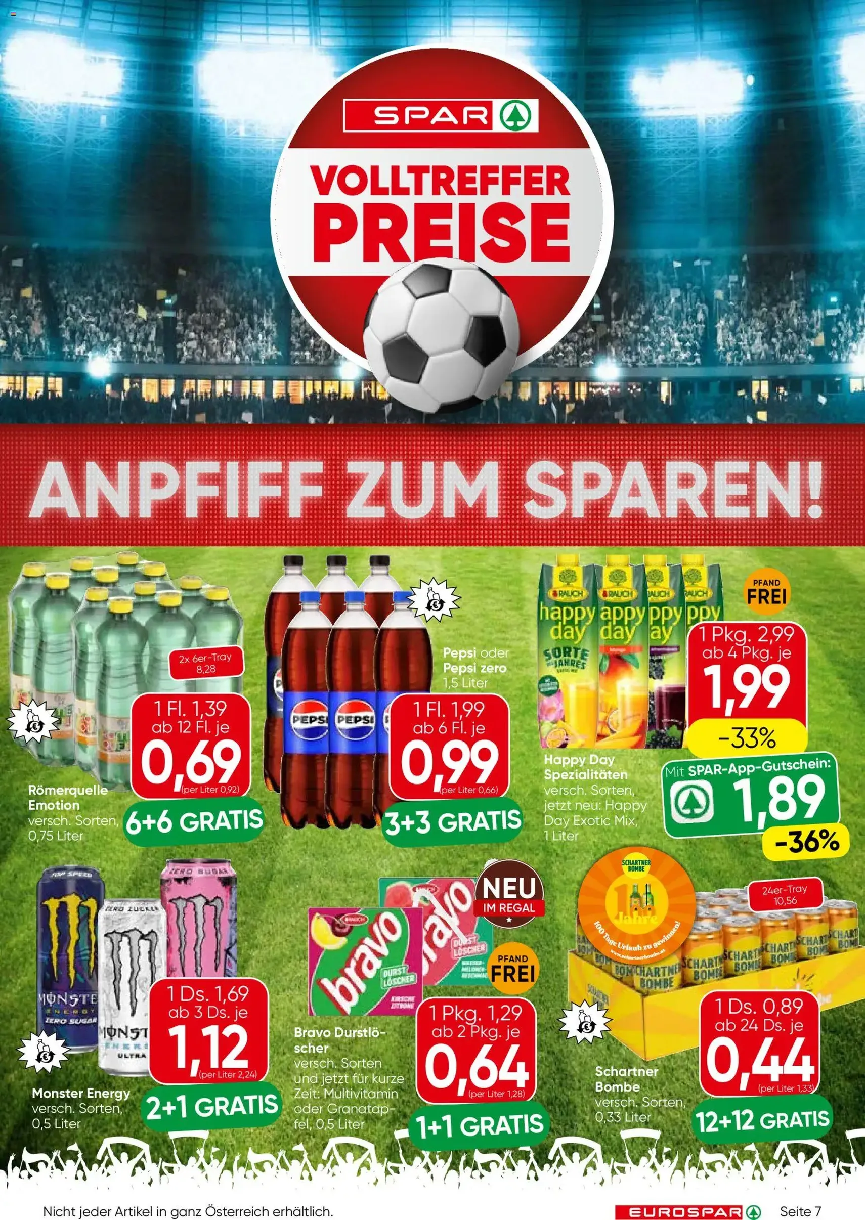 Eurospar Flugblatt - Gültiger Prospekt ab 01.07.2026, Seite 7 von insgesamt 16