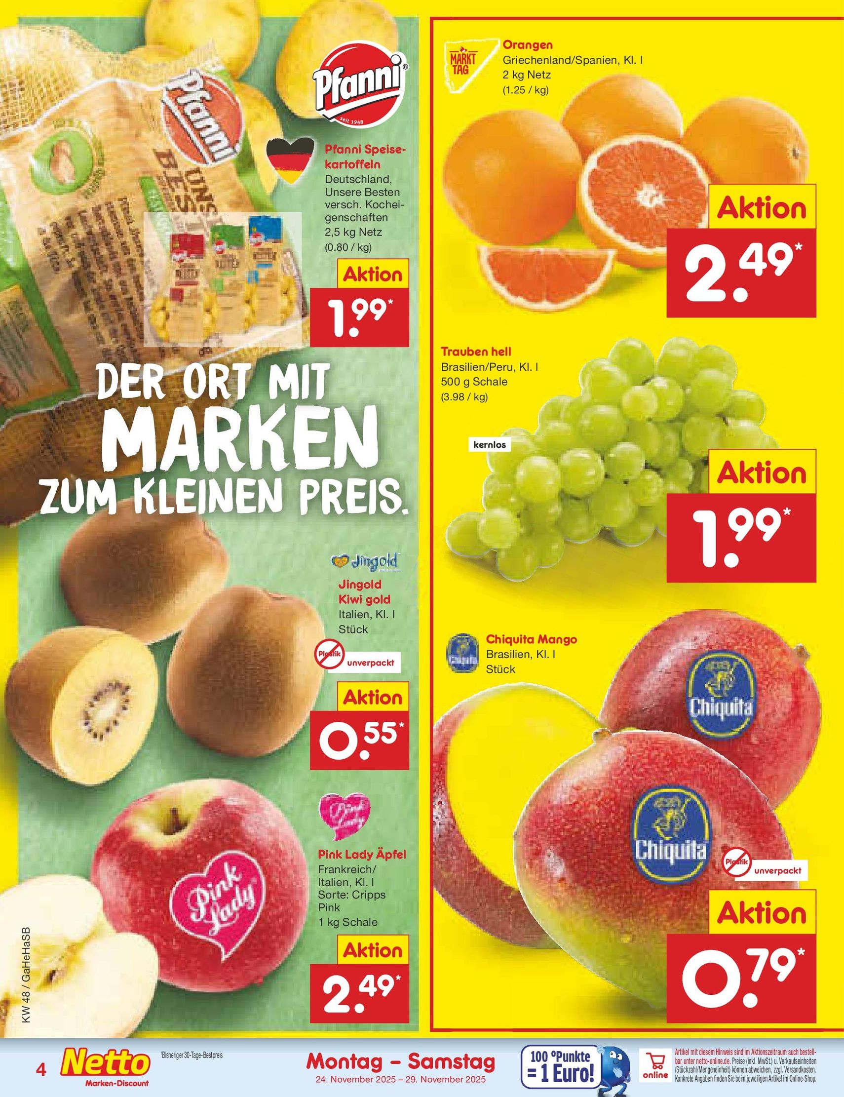 Netto Marken-Discount prospekt Bremen-Lesum - Gültiger Prospekt ab 24.11.2025, Seite 4 von insgesamt 54