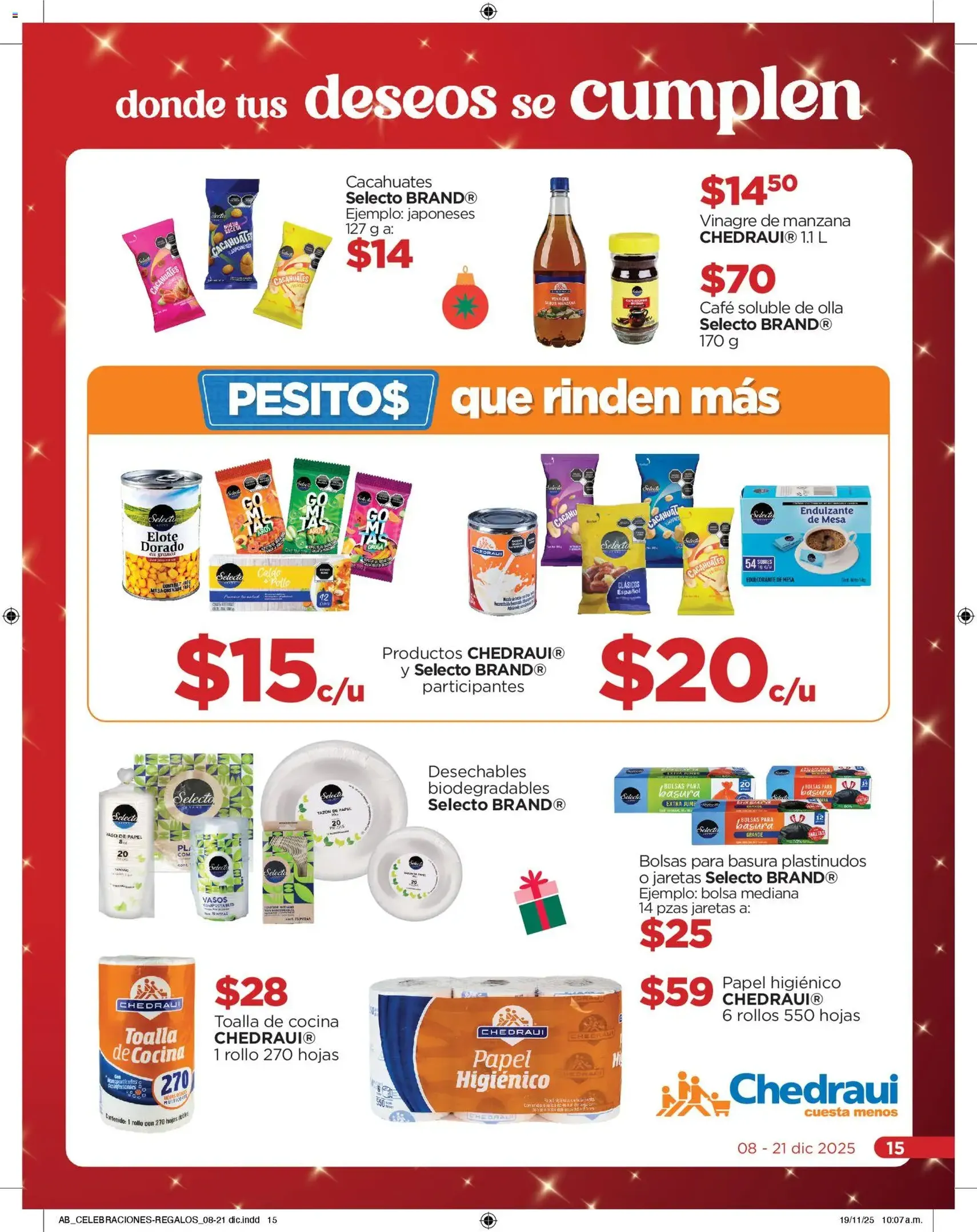 Chedraui folleto - folleto válido desde 08/12/2025 página 15 de 16