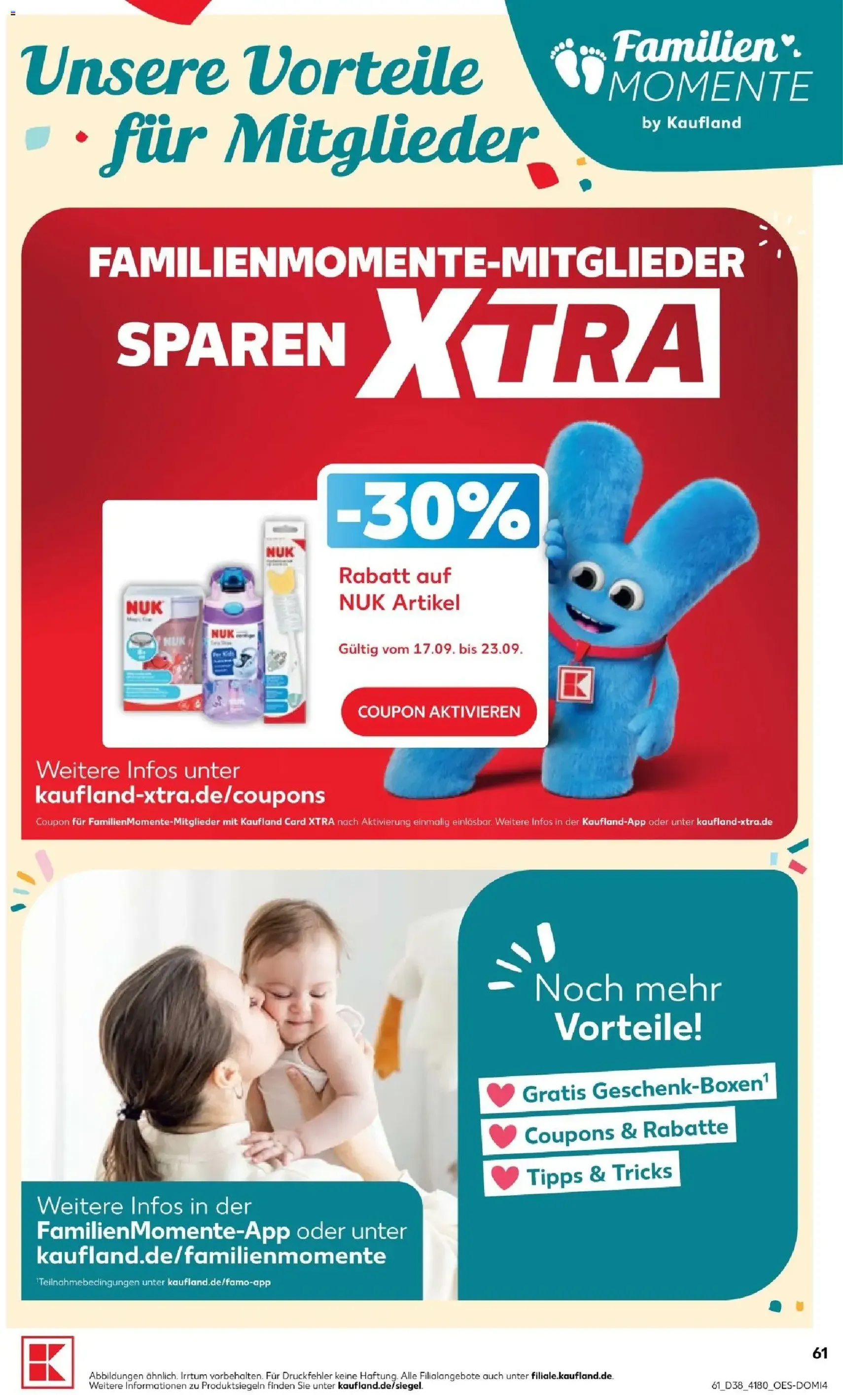 Kaufland Prospekt - Gültiger Prospekt ab 17.09.2026, Seite 61 von insgesamt 66