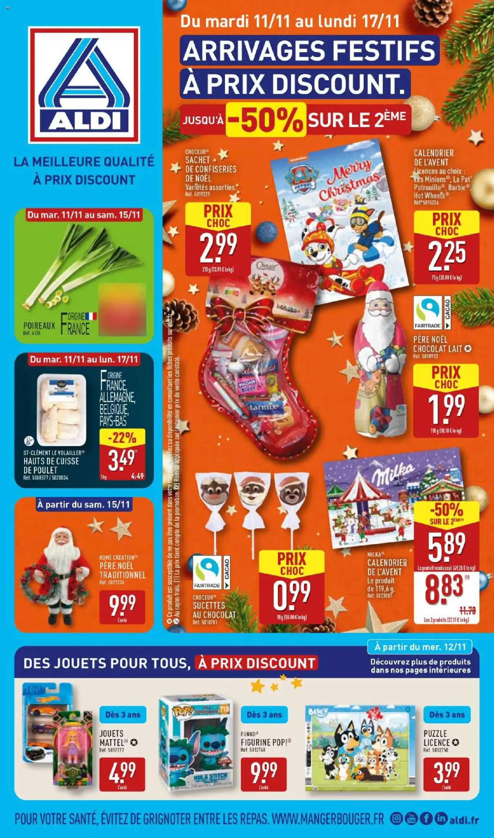 Aldi catalogue semaine 46 - brochure valable à partir du 11/11/2025, page 1 sur 43