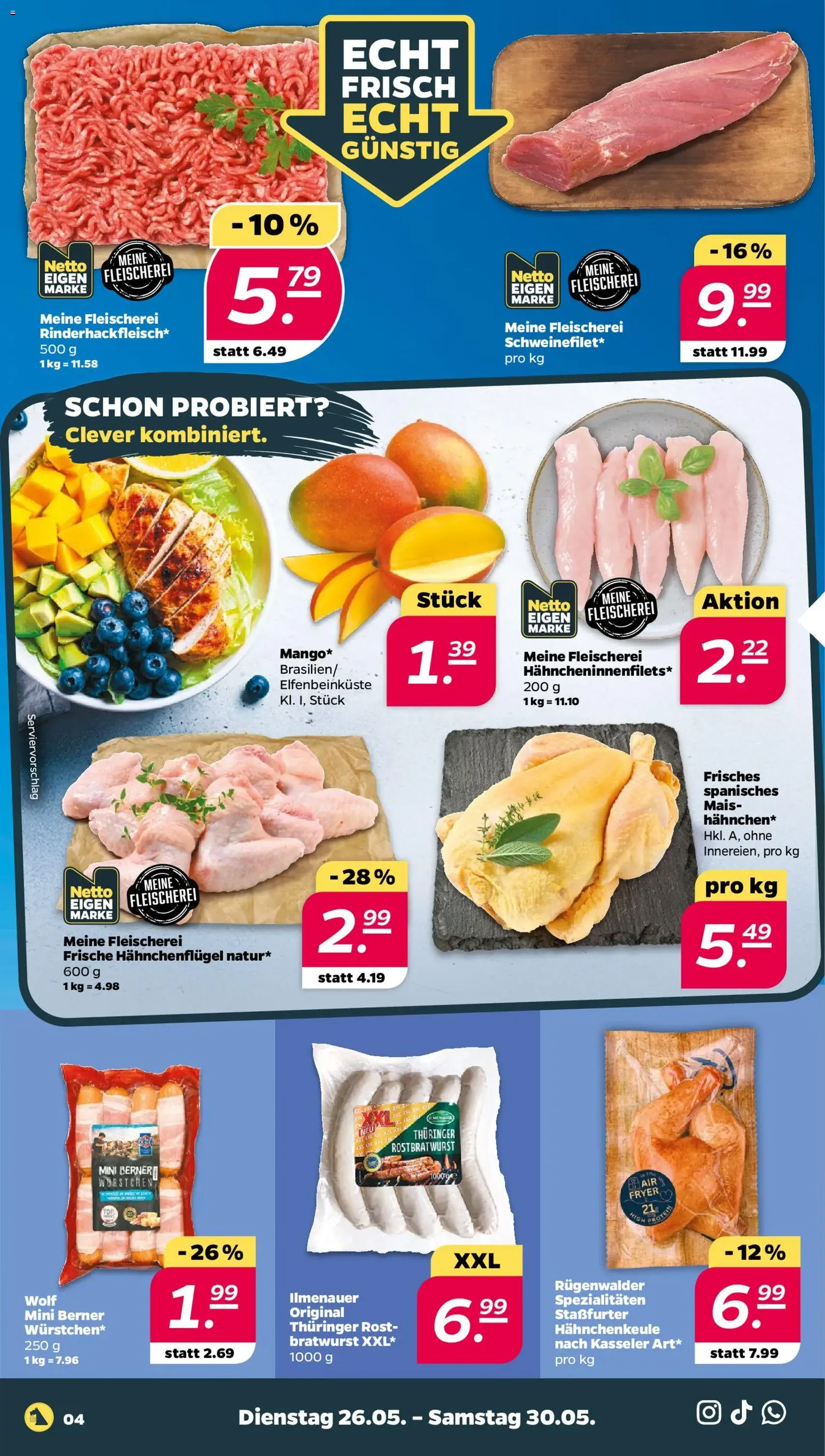 Netto Prospekt - Gültiger Prospekt ab 26.05.2026, Seite 4 von insgesamt 35