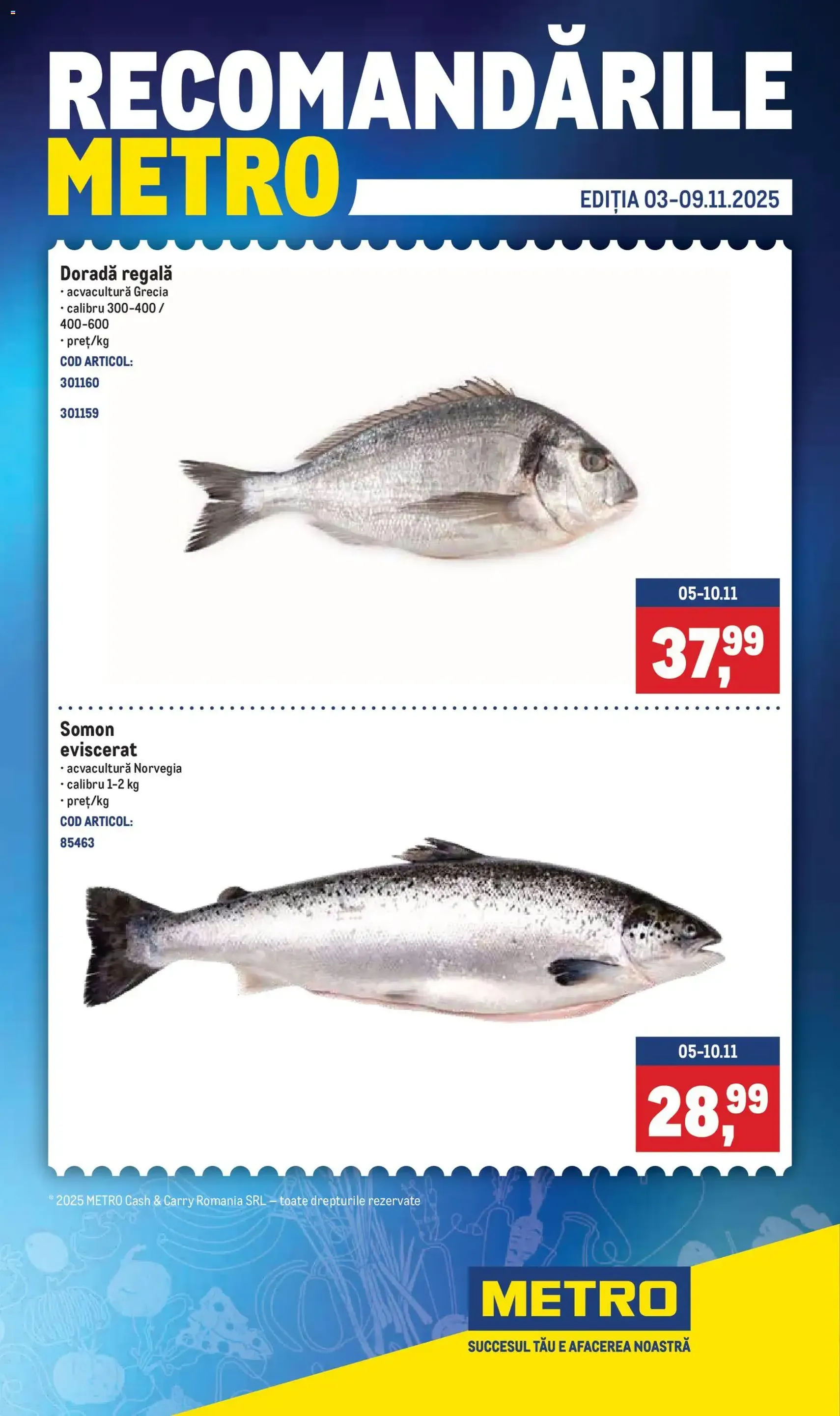 Catalog Metro - cataloage valabile începând cu 03.11.2025 pagina 1 din 3