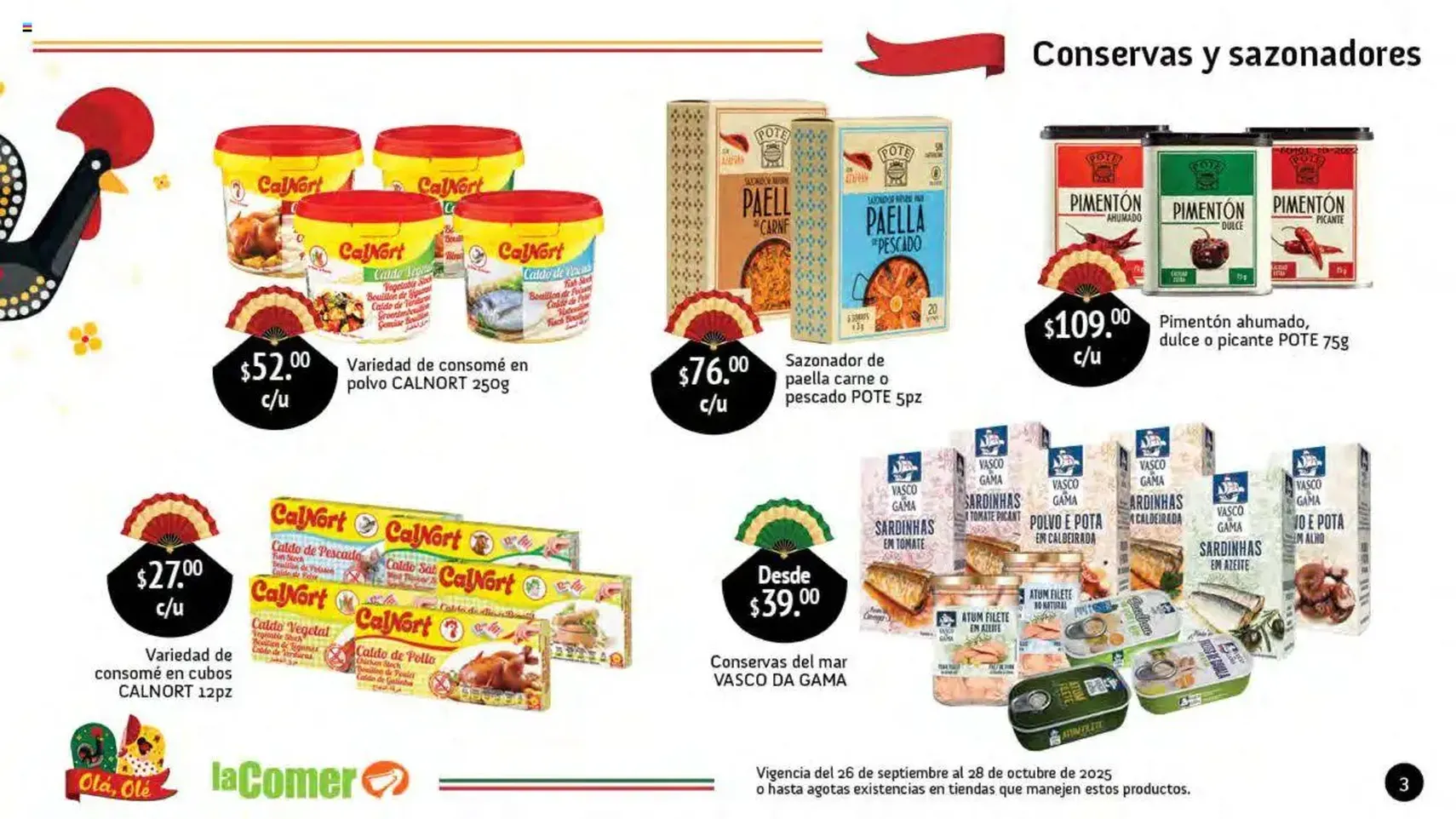 La Comer folleto Olá, Olé - folleto válido desde 26/09/2025 página 3 de 64 La Comer folleto Olá, Olé - folleto válido desde 26/09/2025 página 3 de 64