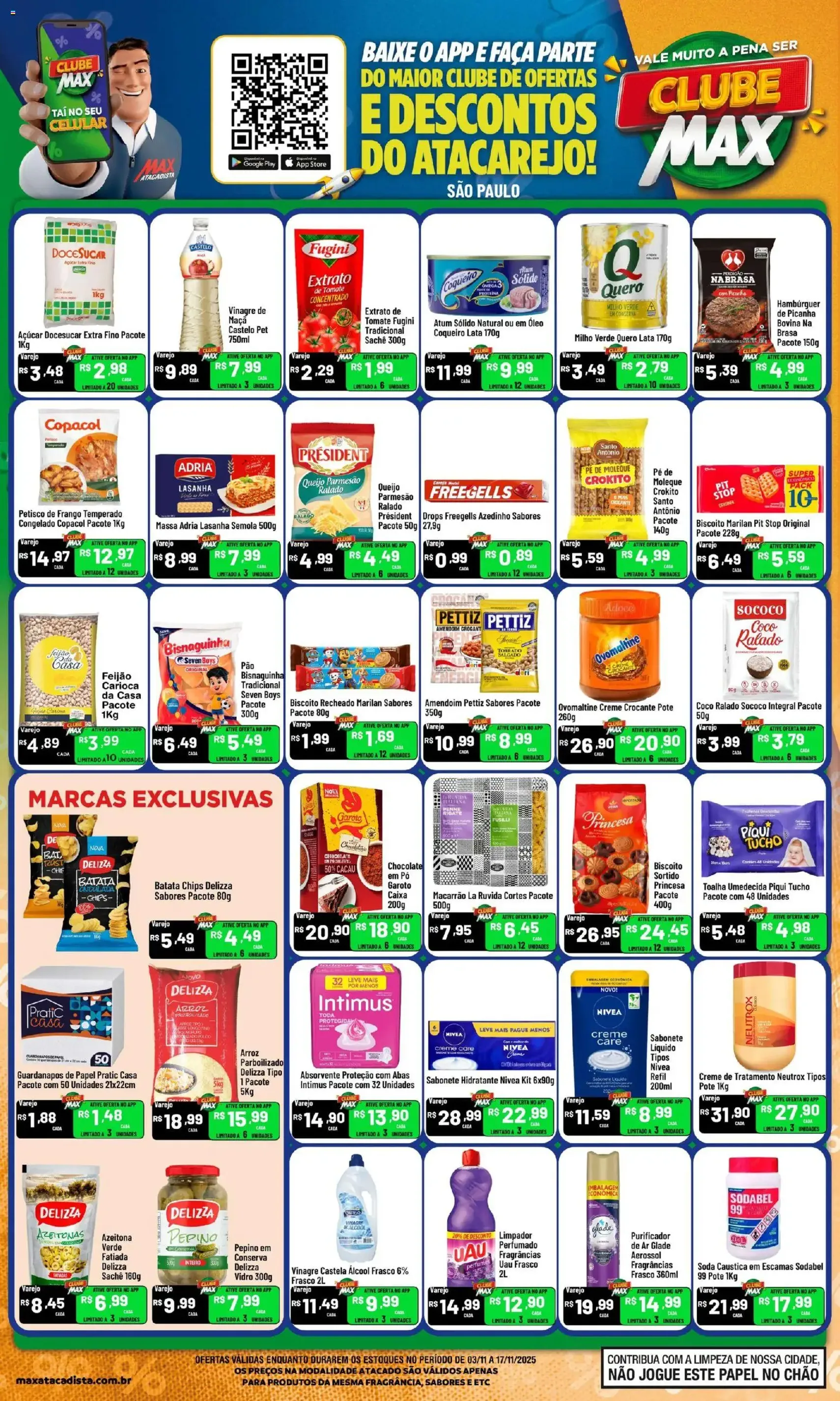 Max Atacadista - Ofertas Clube Max - folheto válido a partir de 03/11/2025 página 1 de 2