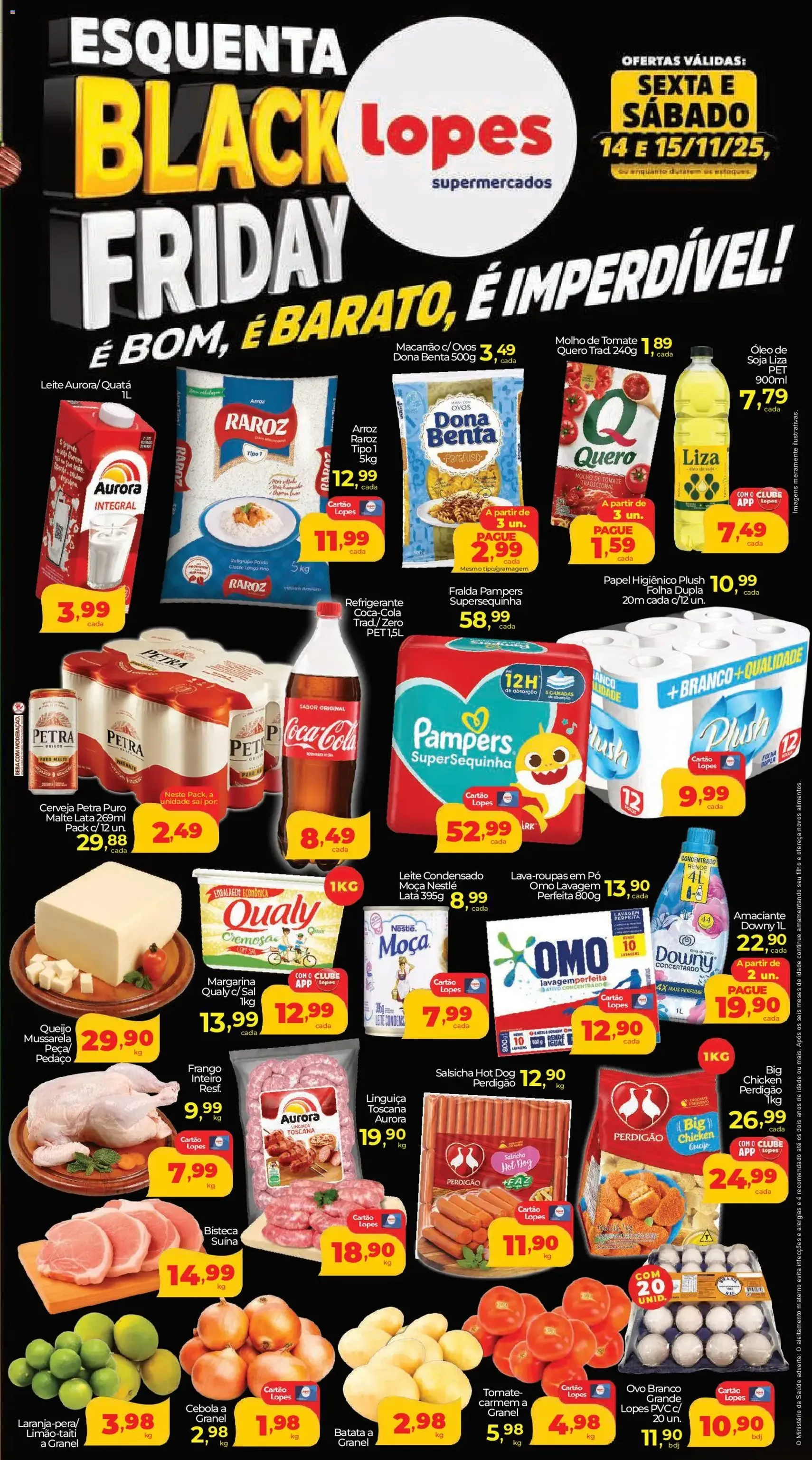 Lopes Supermercados Black Friday - folheto válido a partir de 14/11/2025 página 1 de 4