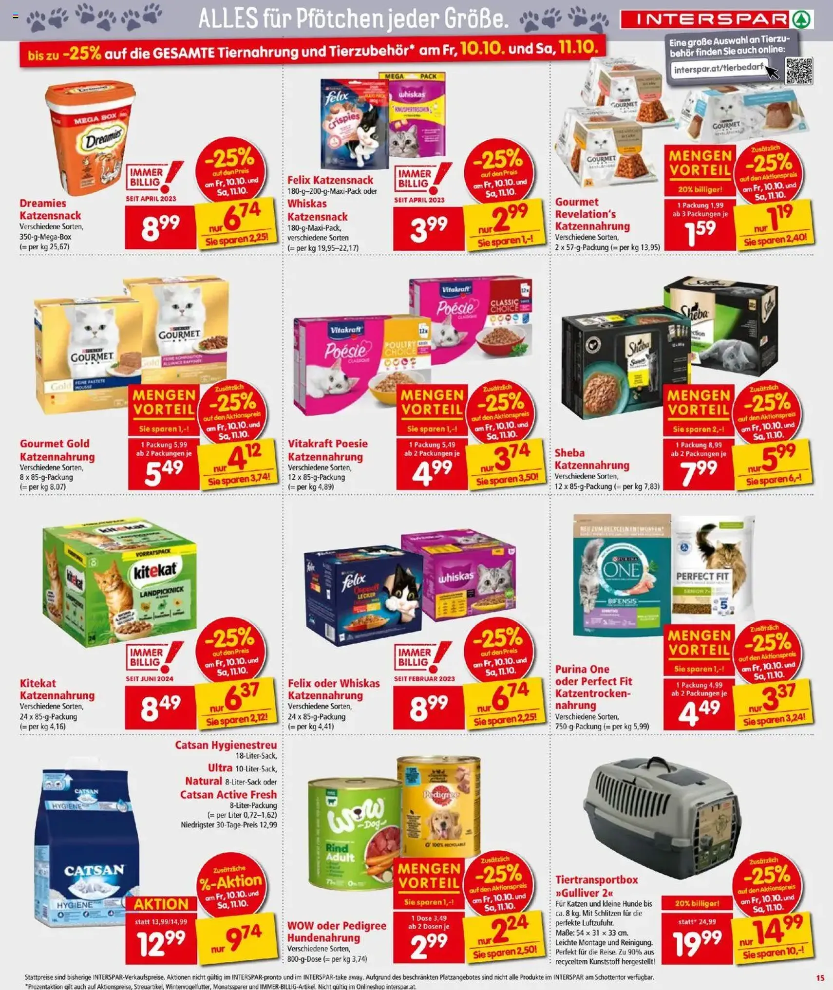 Interspar Flugblatt - Gültiger Prospekt ab 09.10.2025, Seite 15 von insgesamt 20