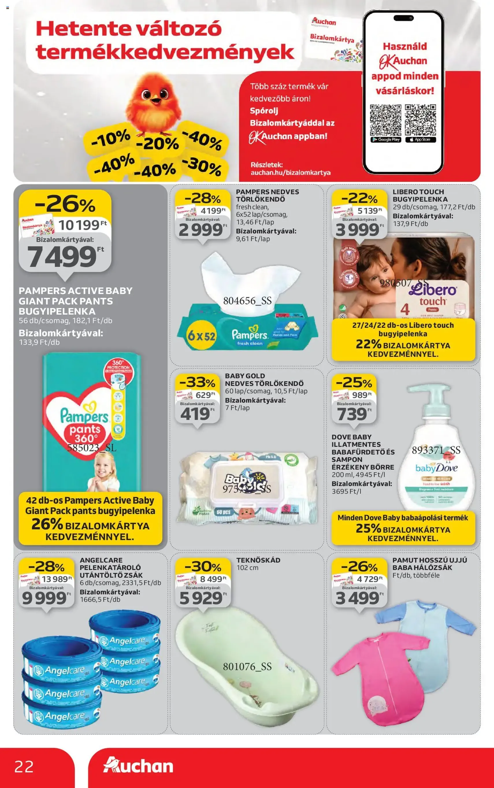 Auchan - Heti Hipermarket ajánlataink - 2026.01.29. érvényes szórólap 22 oldal 38 oldalból