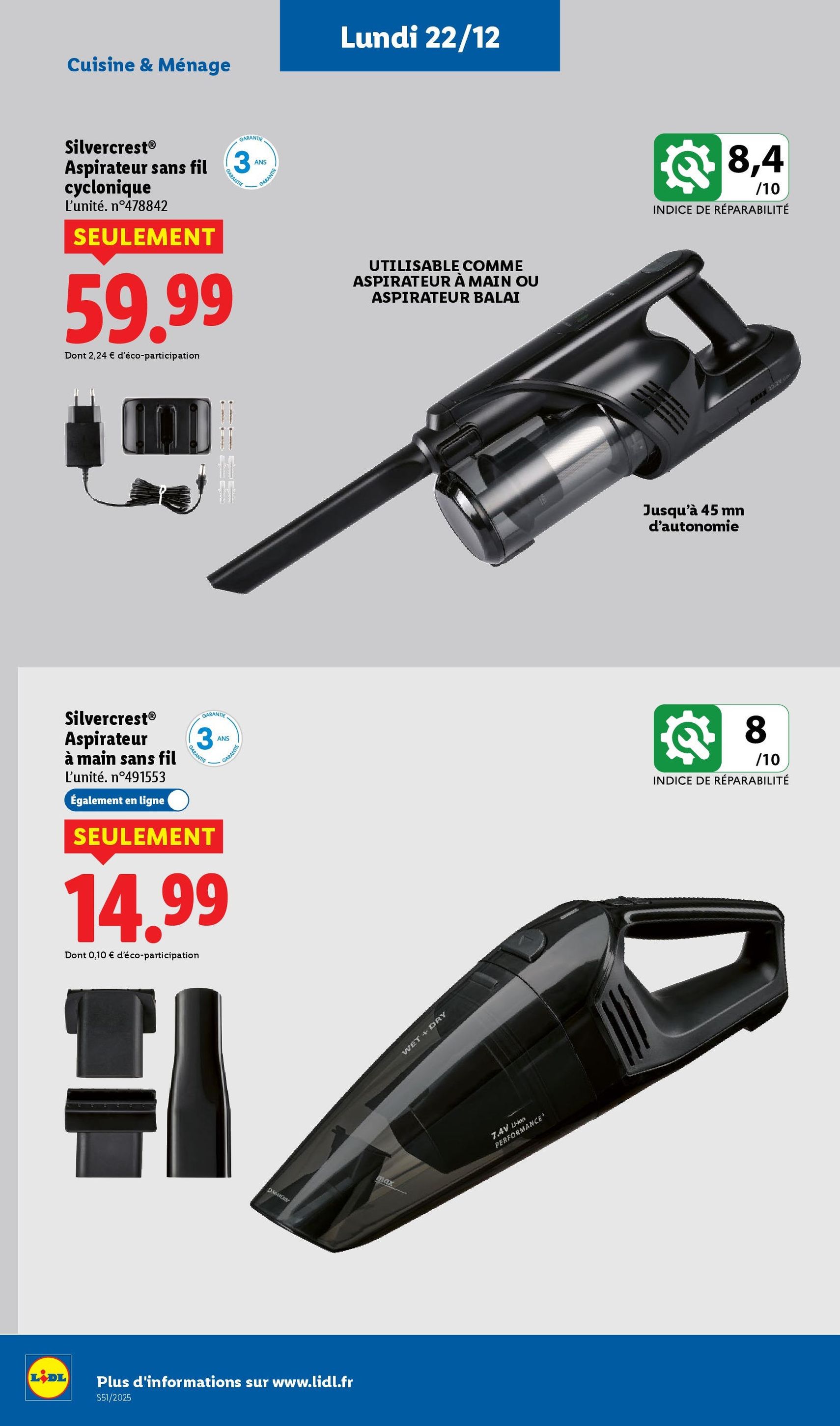 LIDL catalogue semaine 51 - brochure valable à partir du 18/12/2025, page 72 sur 87