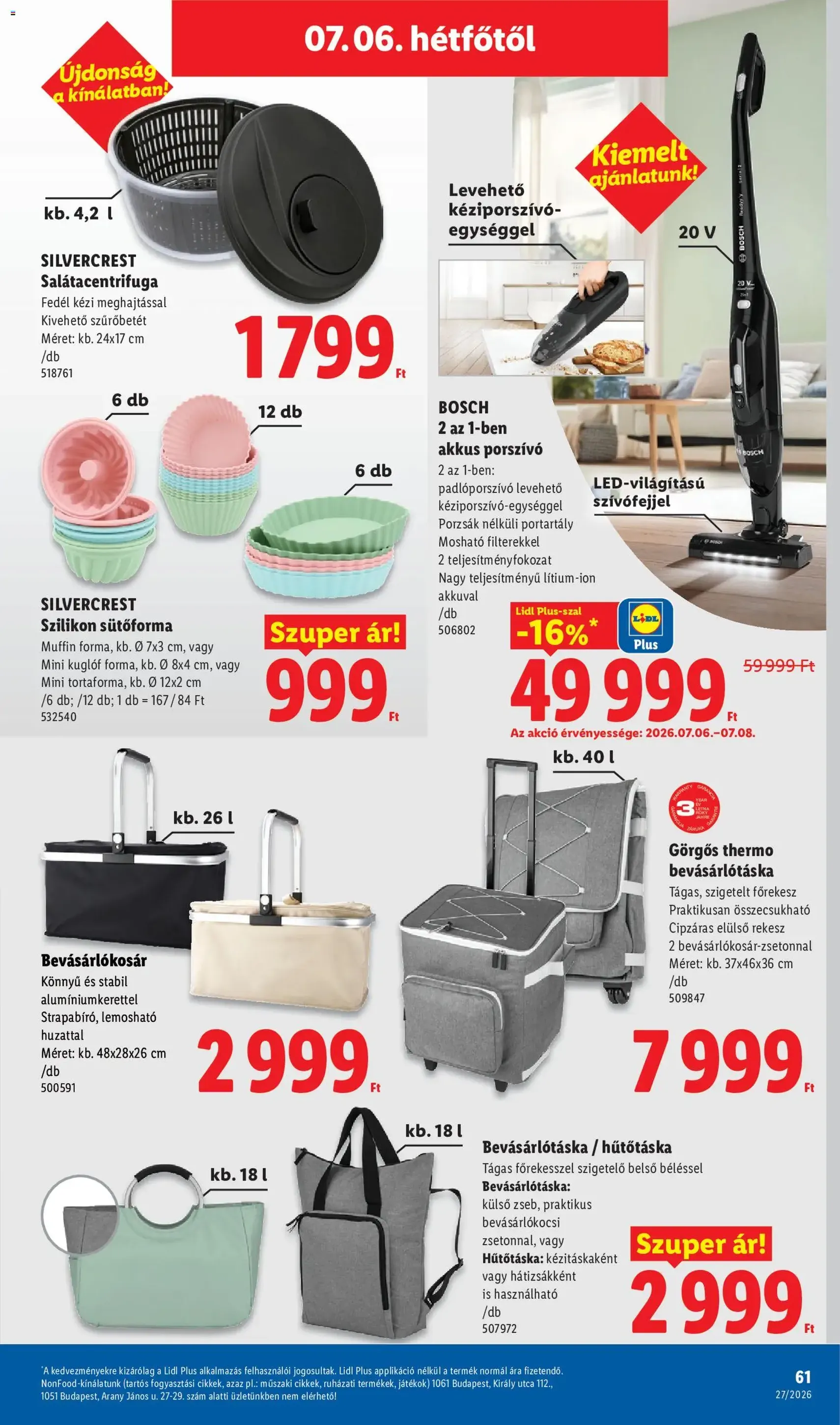 Lidl akciós újság - 2026.07.02. érvényes szórólap 61 oldal 86 oldalból