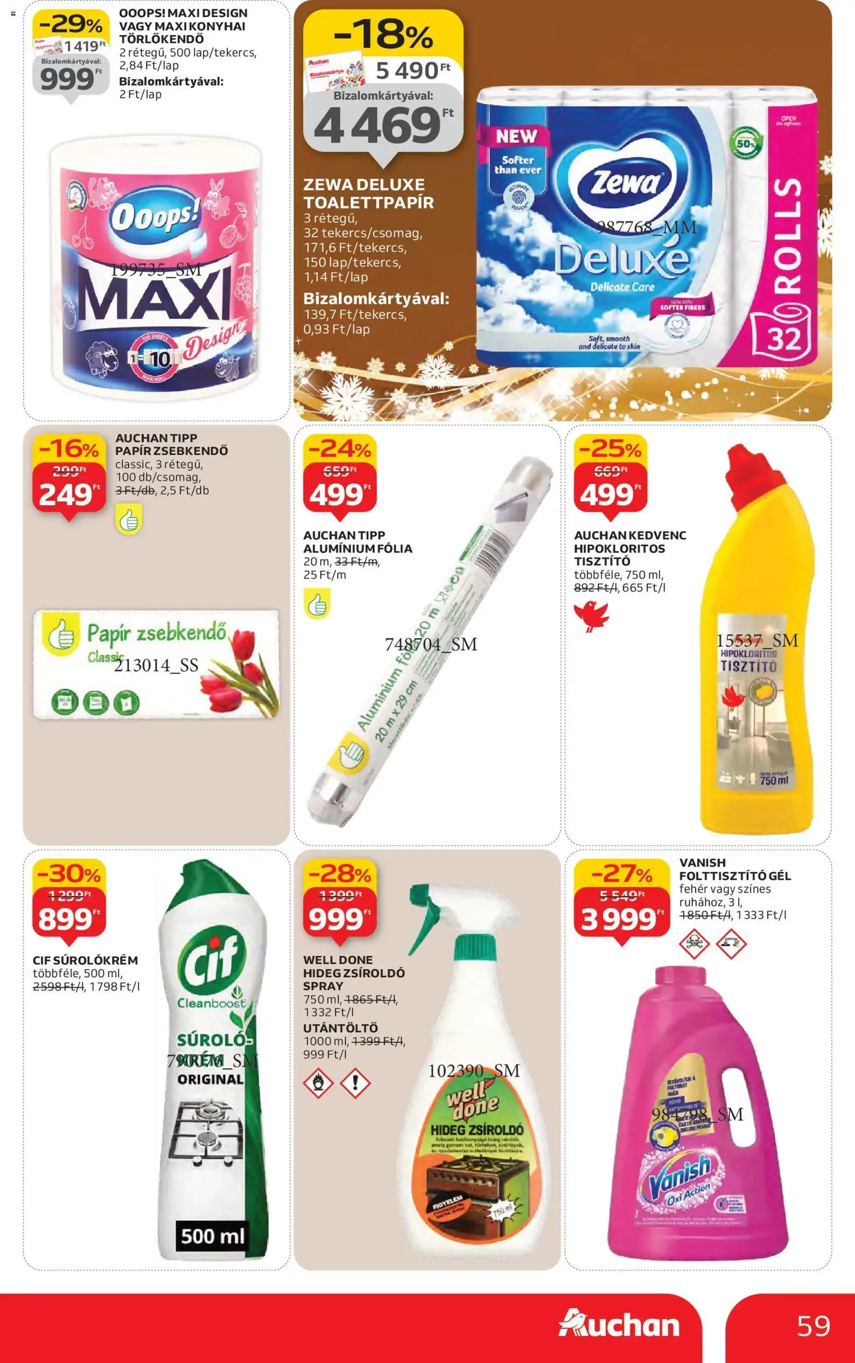 Auchan Akciós újság - 2025.11.27. érvényes szórólap 59 oldal 82 oldalból