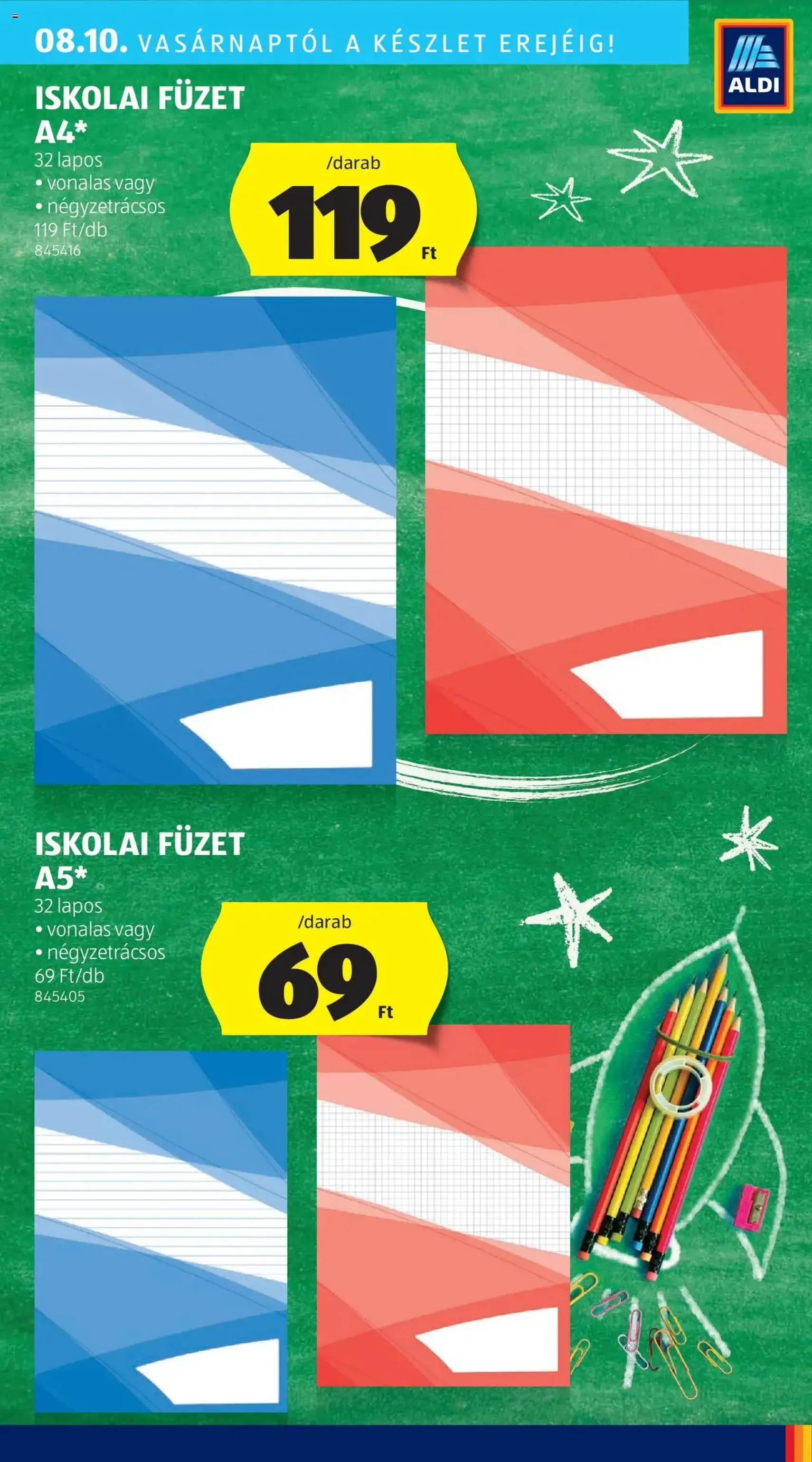 Aldi Akciós újság - 2025.08.07. érvényes szórólap 5 oldal 52 oldalból Aldi Akciós újság - 2025.08.07. érvényes szórólap 5 oldal 52 oldalból